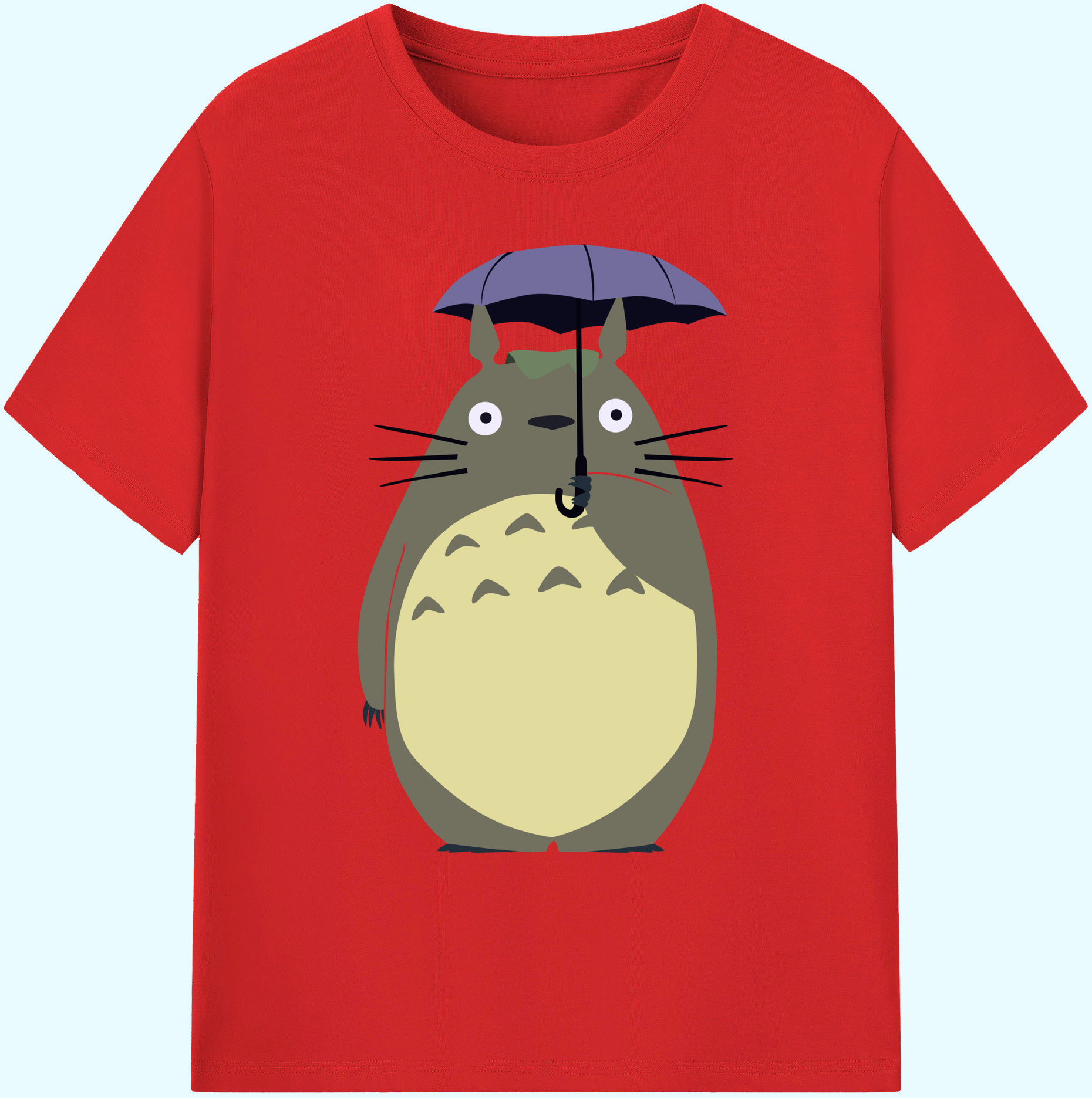 （画像用） となりのトトロ 草壁メイ 草壁サツキ My Neighbor Totoro Satsuki Kusakabe Mei Kusakabe 綿100％ メンズ半袖Tシャツ｜肌触りやわらか＆通気性
