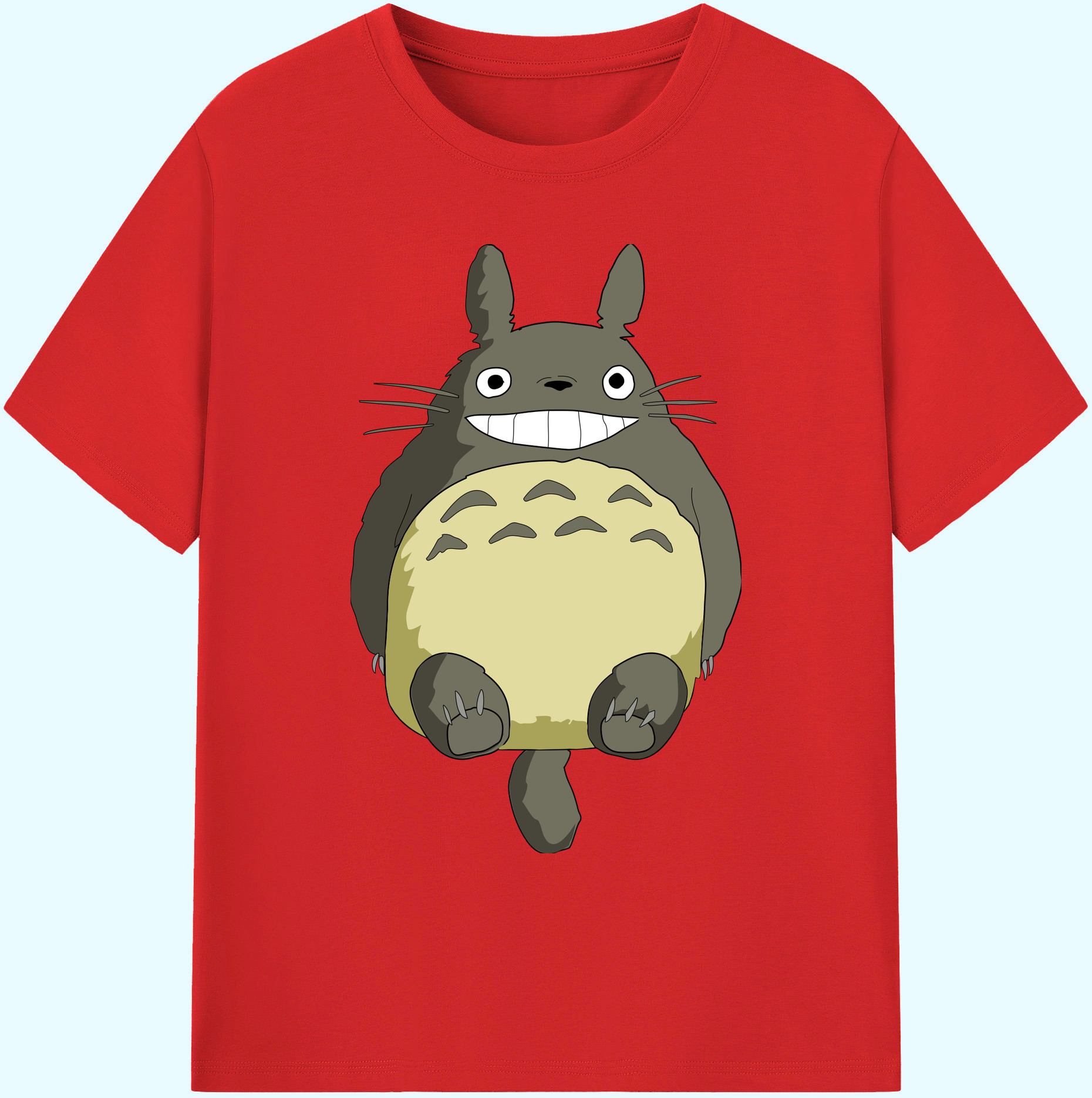 （画像用） となりのトトロ 草壁メイ 草壁サツキ My Neighbor Totoro Satsuki Kusakabe Mei Kusakabe 綿100％ メンズ半袖Tシャツ｜肌触りやわらか＆通気性