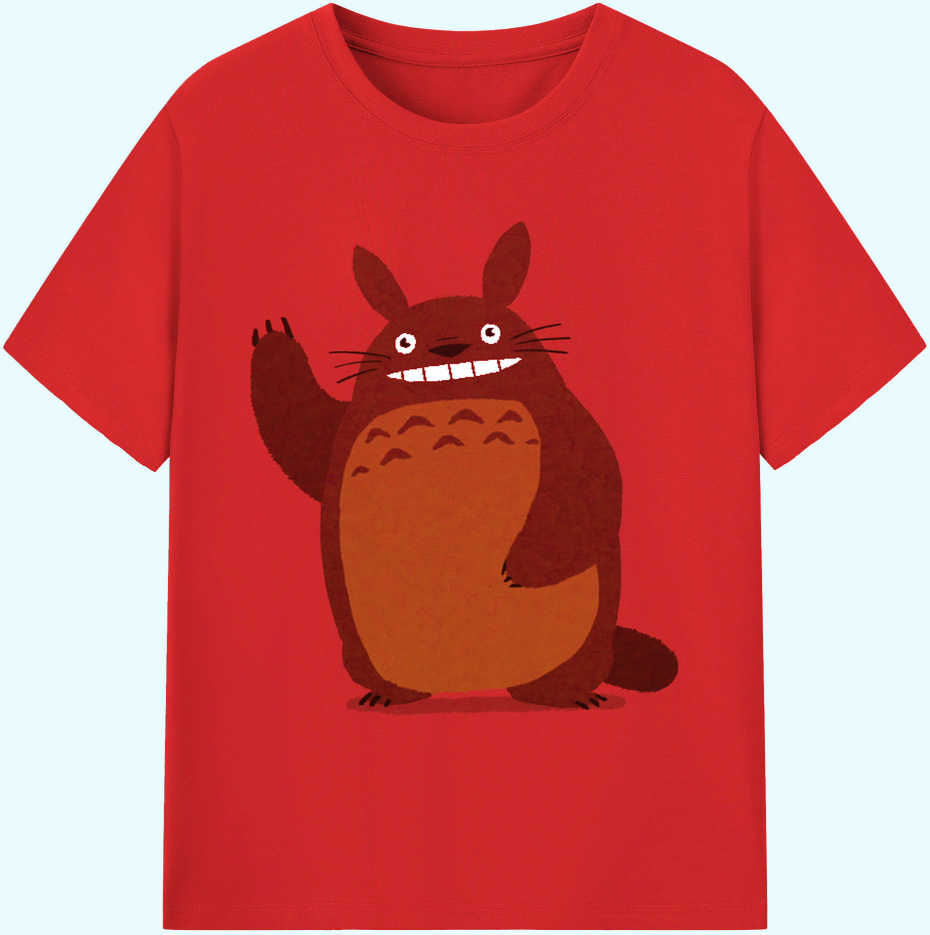 （画像用） となりのトトロ 草壁メイ 草壁サツキ My Neighbor Totoro Satsuki Kusakabe Mei Kusakabe 綿100％ メンズ半袖Tシャツ｜肌触りやわらか＆通気性