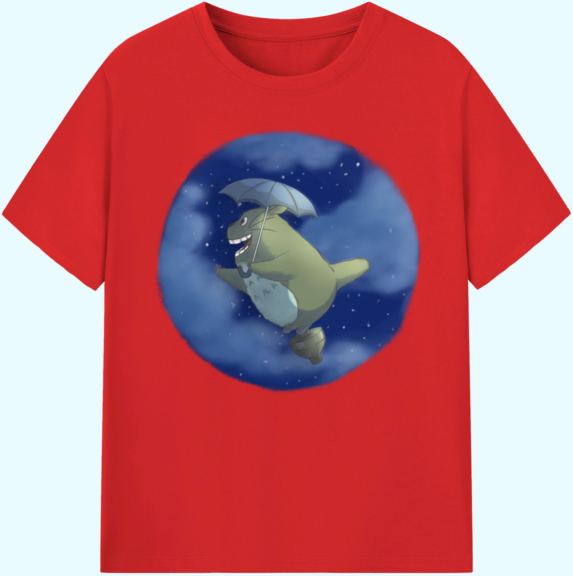 （画像用） となりのトトロ 草壁メイ 草壁サツキ My Neighbor Totoro Satsuki Kusakabe Mei Kusakabe 綿100％ メンズ半袖Tシャツ｜肌触りやわらか＆通気性