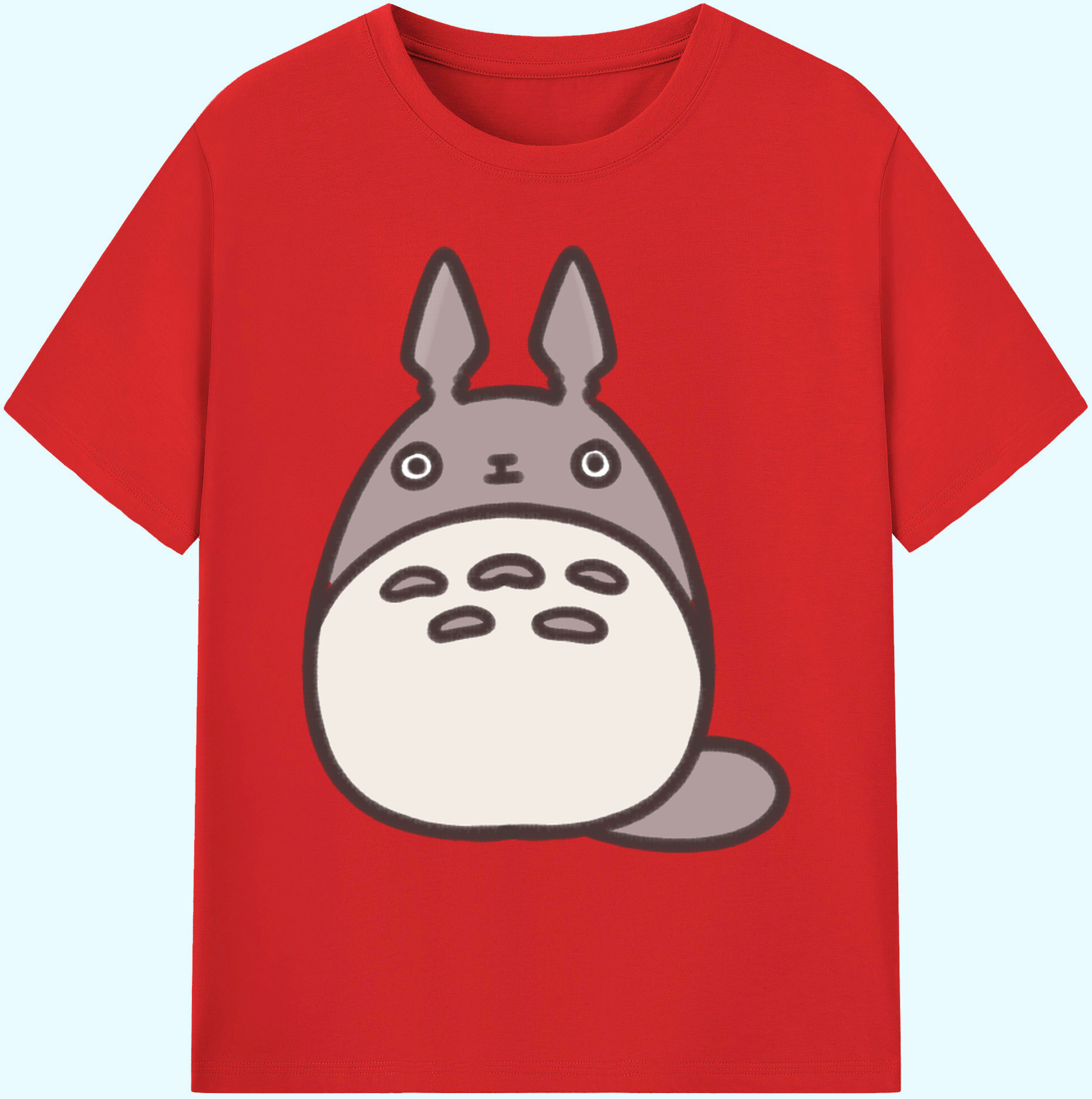 （画像用） となりのトトロ 草壁メイ 草壁サツキ My Neighbor Totoro Satsuki Kusakabe Mei Kusakabe 綿100％ メンズ半袖Tシャツ｜肌触りやわらか＆通気性