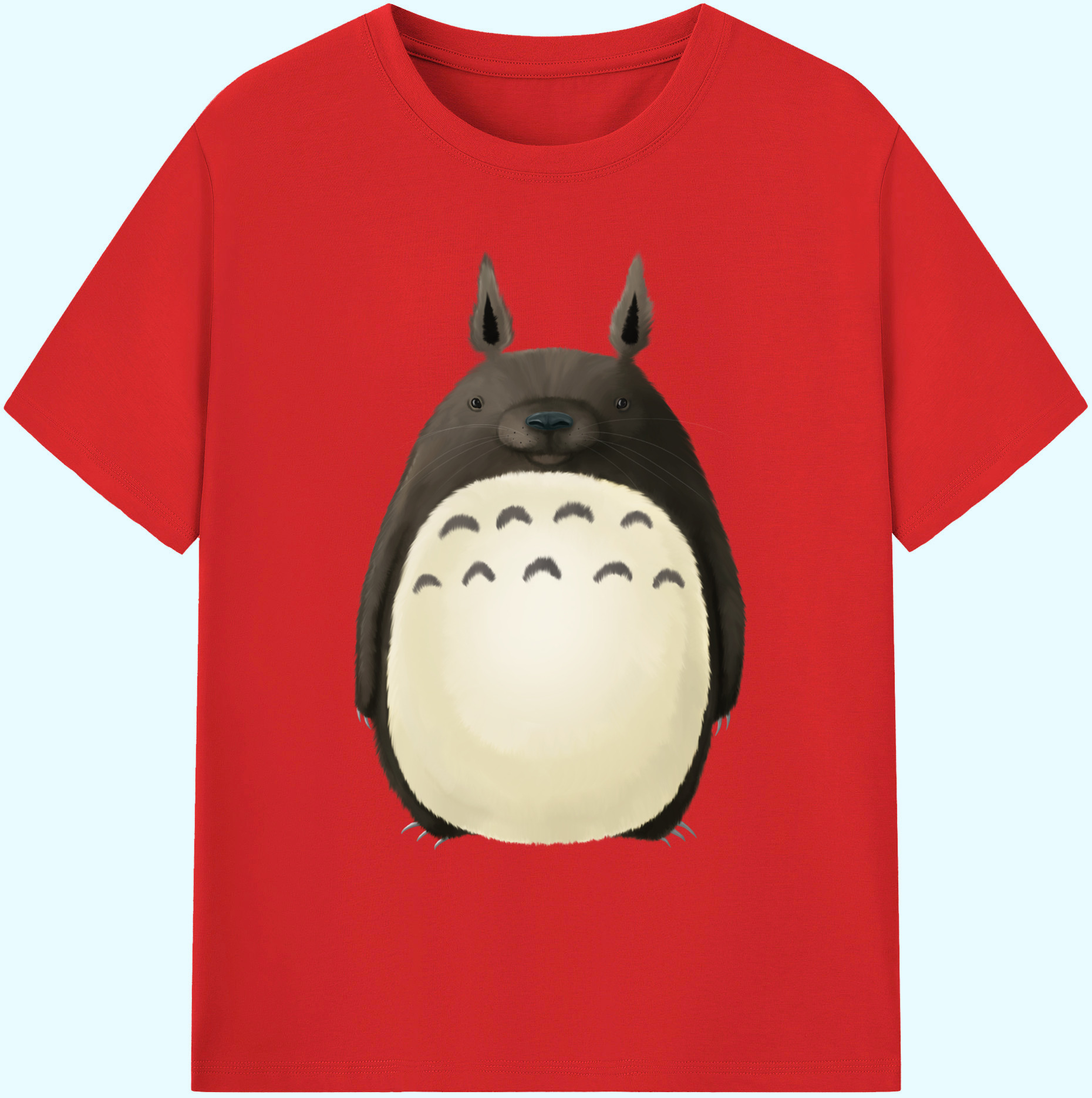 （画像用） となりのトトロ 草壁メイ 草壁サツキ My Neighbor Totoro Satsuki Kusakabe Mei Kusakabe 綿100％ メンズ半袖Tシャツ｜肌触りやわらか＆通気性