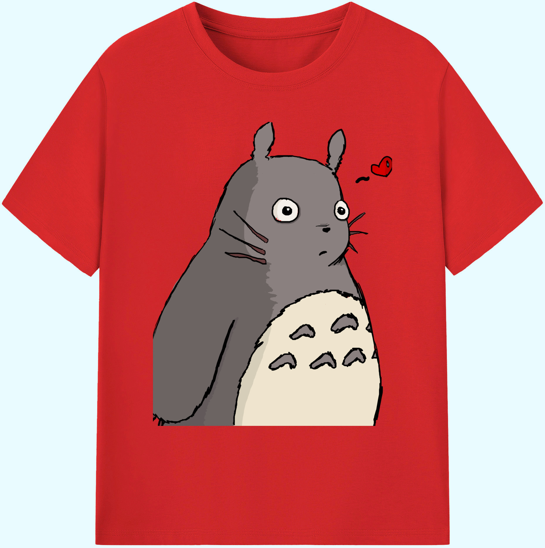 （画像用） となりのトトロ 草壁メイ 草壁サツキ My Neighbor Totoro Satsuki Kusakabe Mei Kusakabe 綿100％ メンズ半袖Tシャツ｜肌触りやわらか＆通気性