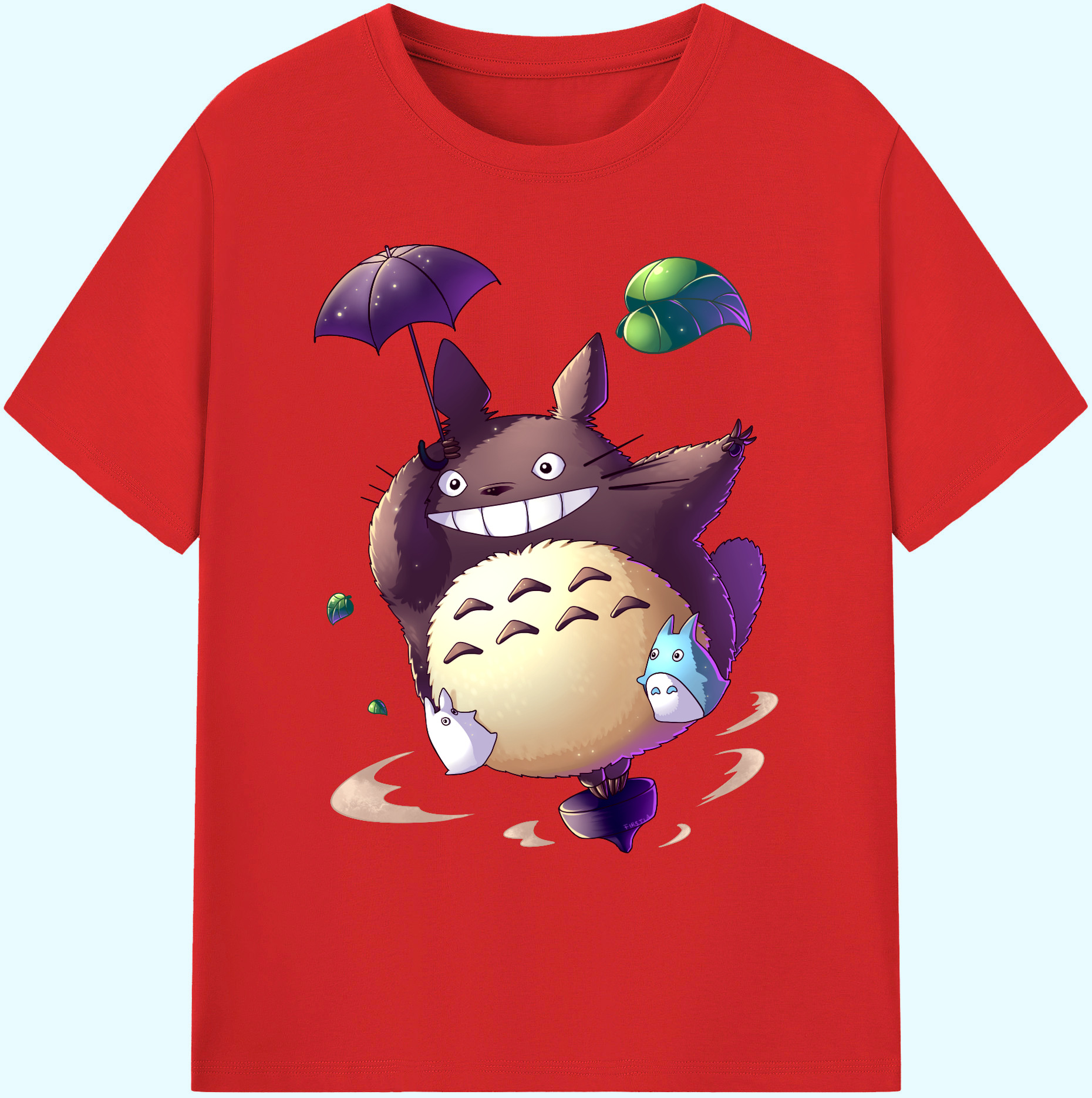 （画像用） となりのトトロ 草壁メイ 草壁サツキ My Neighbor Totoro Satsuki Kusakabe Mei Kusakabe 綿100％ メンズ半袖Tシャツ｜肌触りやわらか＆通気性