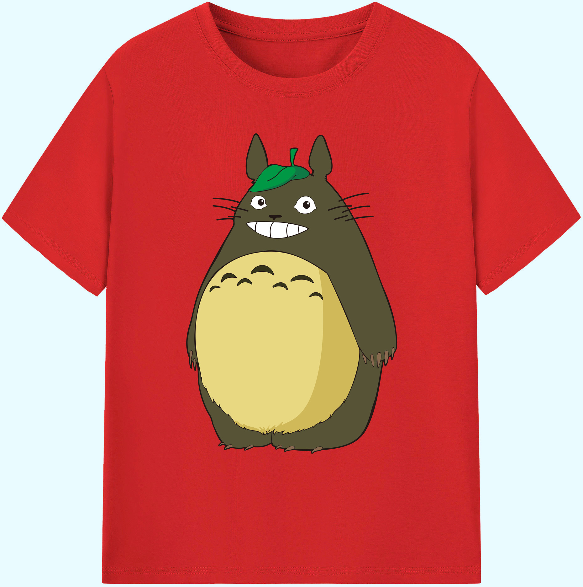 （画像用） となりのトトロ 草壁メイ 草壁サツキ My Neighbor Totoro Satsuki Kusakabe Mei Kusakabe 綿100％ メンズ半袖Tシャツ｜肌触りやわらか＆通気性