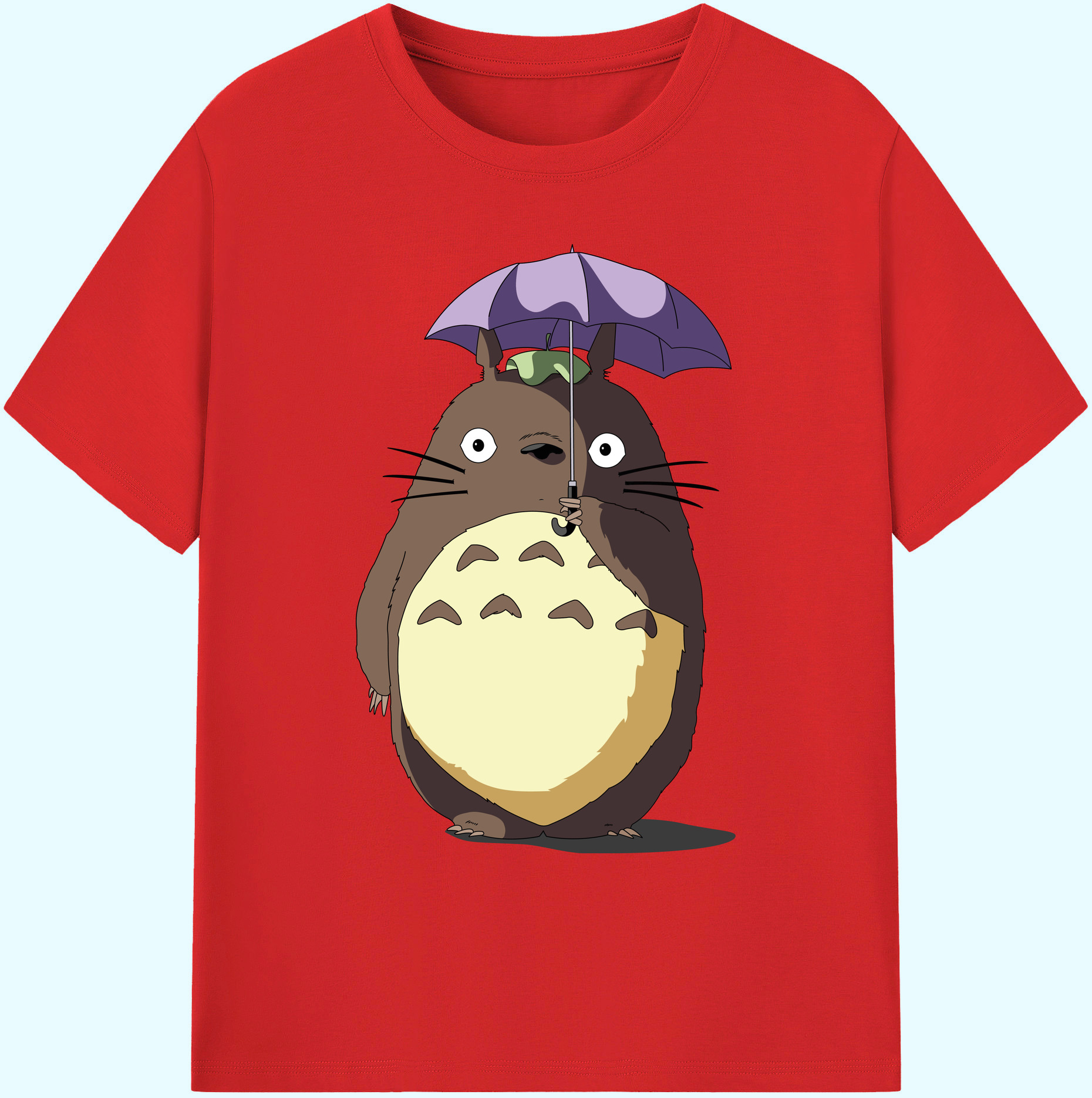 （画像用） となりのトトロ 草壁メイ 草壁サツキ My Neighbor Totoro Satsuki Kusakabe Mei Kusakabe 綿100％ メンズ半袖Tシャツ｜肌触りやわらか＆通気性