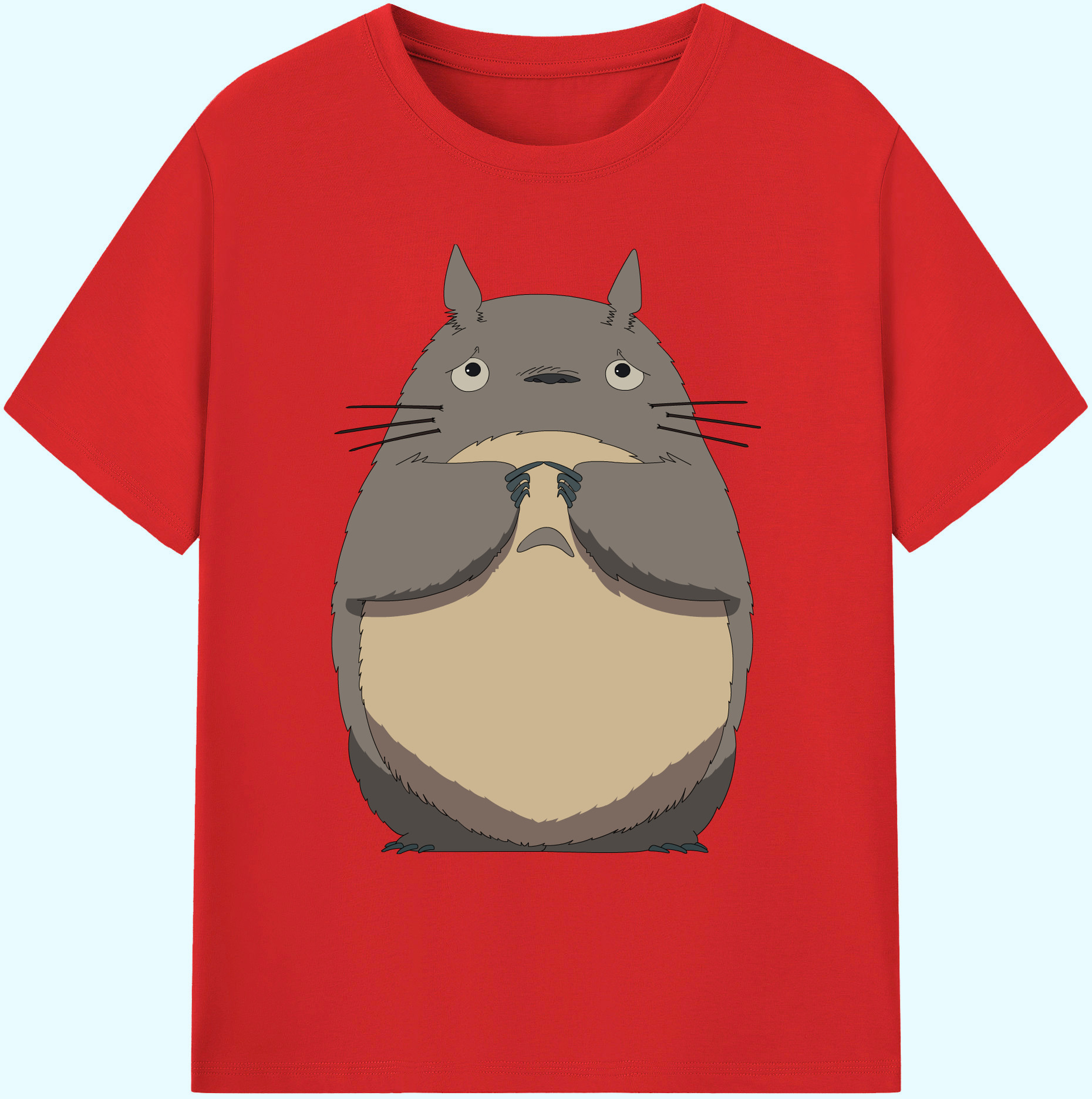 （画像用） となりのトトロ 草壁メイ 草壁サツキ My Neighbor Totoro Satsuki Kusakabe Mei Kusakabe 綿100％ メンズ半袖Tシャツ｜肌触りやわらか＆通気性