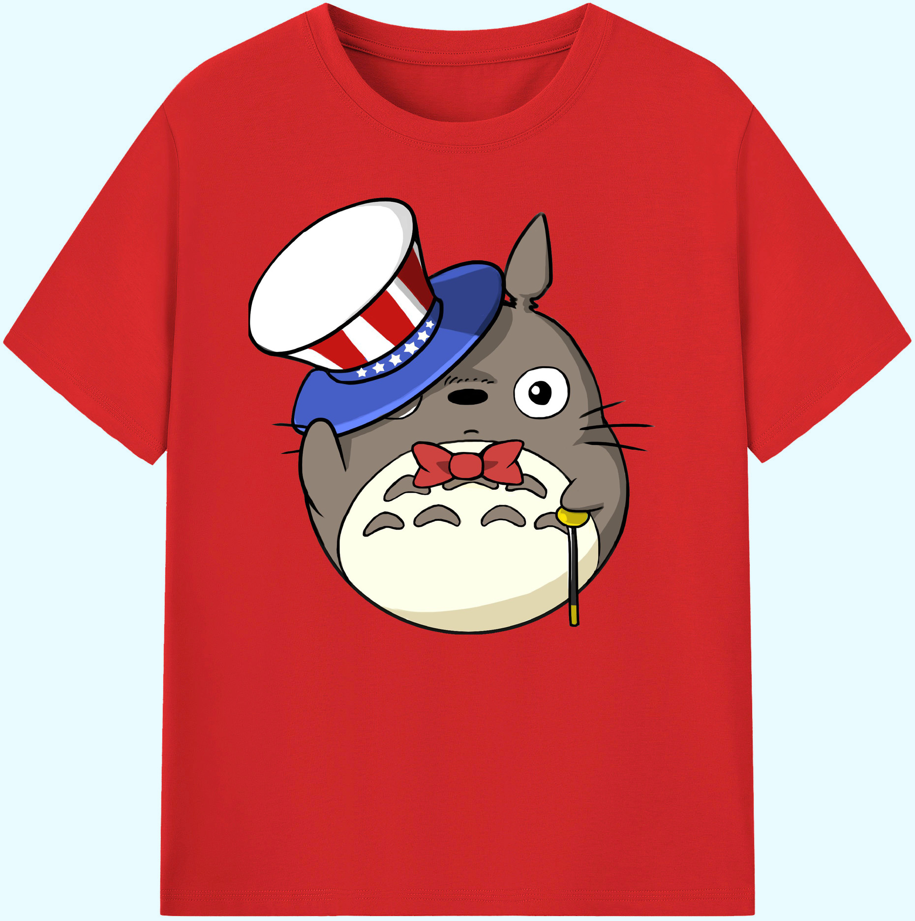（画像用） となりのトトロ 草壁メイ 草壁サツキ My Neighbor Totoro Satsuki Kusakabe Mei Kusakabe 綿100％ メンズ半袖Tシャツ｜肌触りやわらか＆通気性