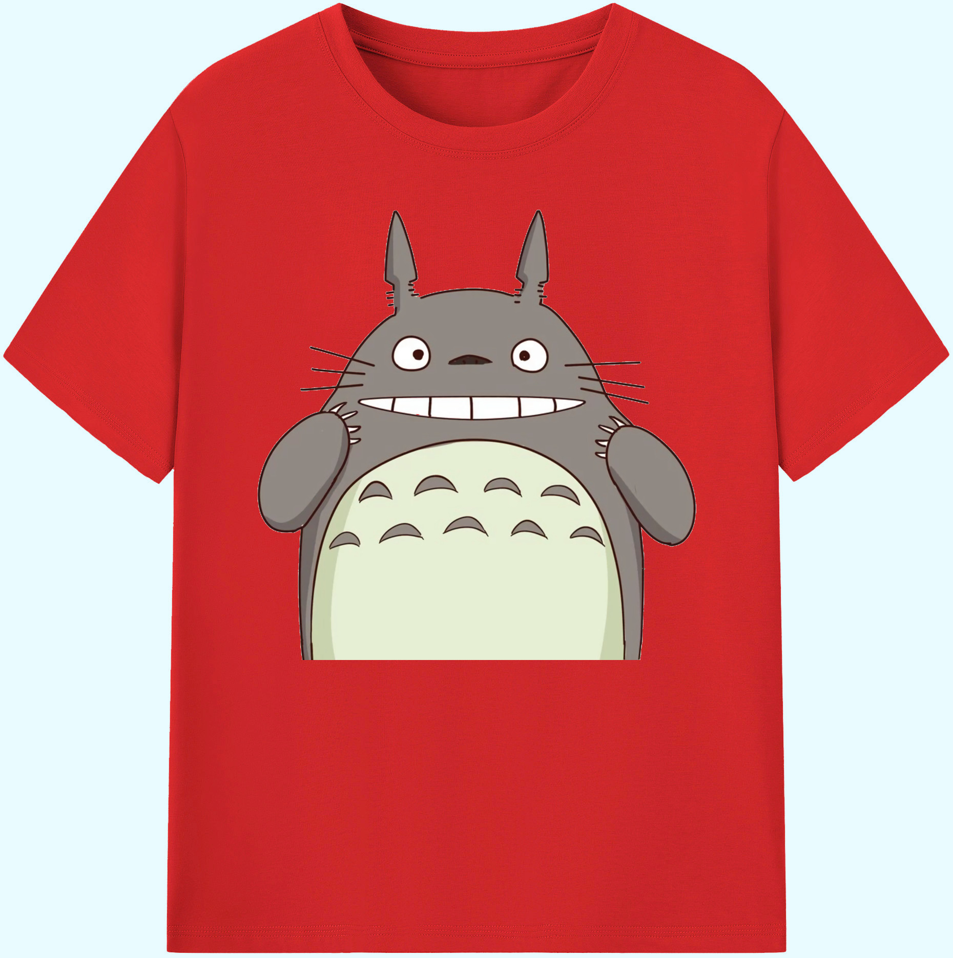 （画像用） となりのトトロ 草壁メイ 草壁サツキ My Neighbor Totoro Satsuki Kusakabe Mei Kusakabe 綿100％ メンズ半袖Tシャツ｜肌触りやわらか＆通気性