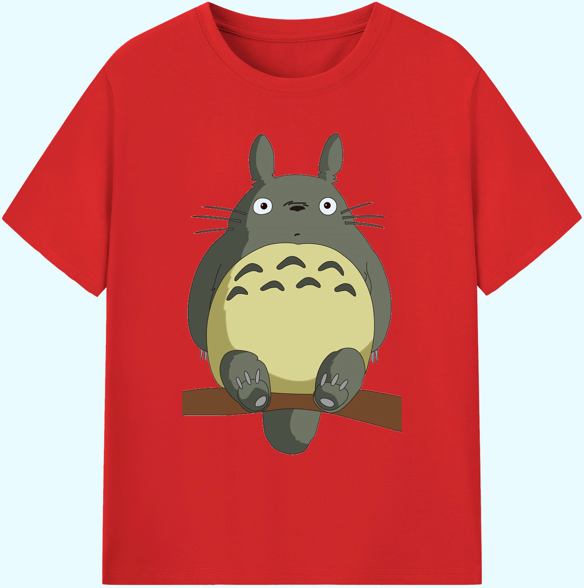 （画像用） となりのトトロ 草壁メイ 草壁サツキ My Neighbor Totoro Satsuki Kusakabe Mei Kusakabe 綿100％ メンズ半袖Tシャツ｜肌触りやわらか＆通気性