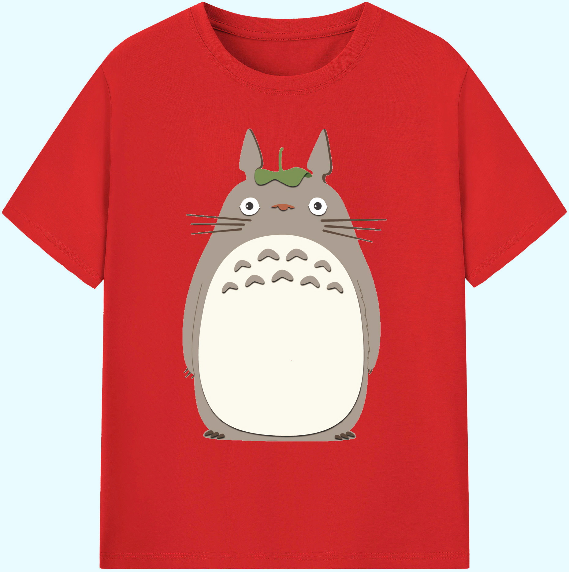 （画像用） となりのトトロ 草壁メイ 草壁サツキ My Neighbor Totoro Satsuki Kusakabe Mei Kusakabe 綿100％ メンズ半袖Tシャツ｜肌触りやわらか＆通気性
