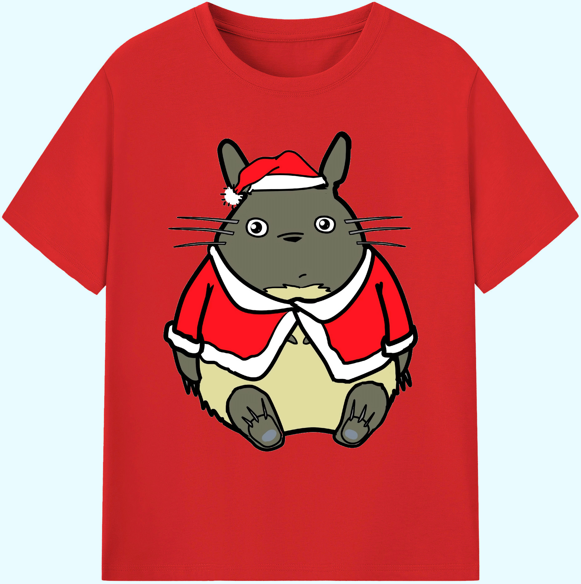 （画像用） となりのトトロ 草壁メイ 草壁サツキ My Neighbor Totoro Satsuki Kusakabe Mei Kusakabe 綿100％ メンズ半袖Tシャツ｜肌触りやわらか＆通気性