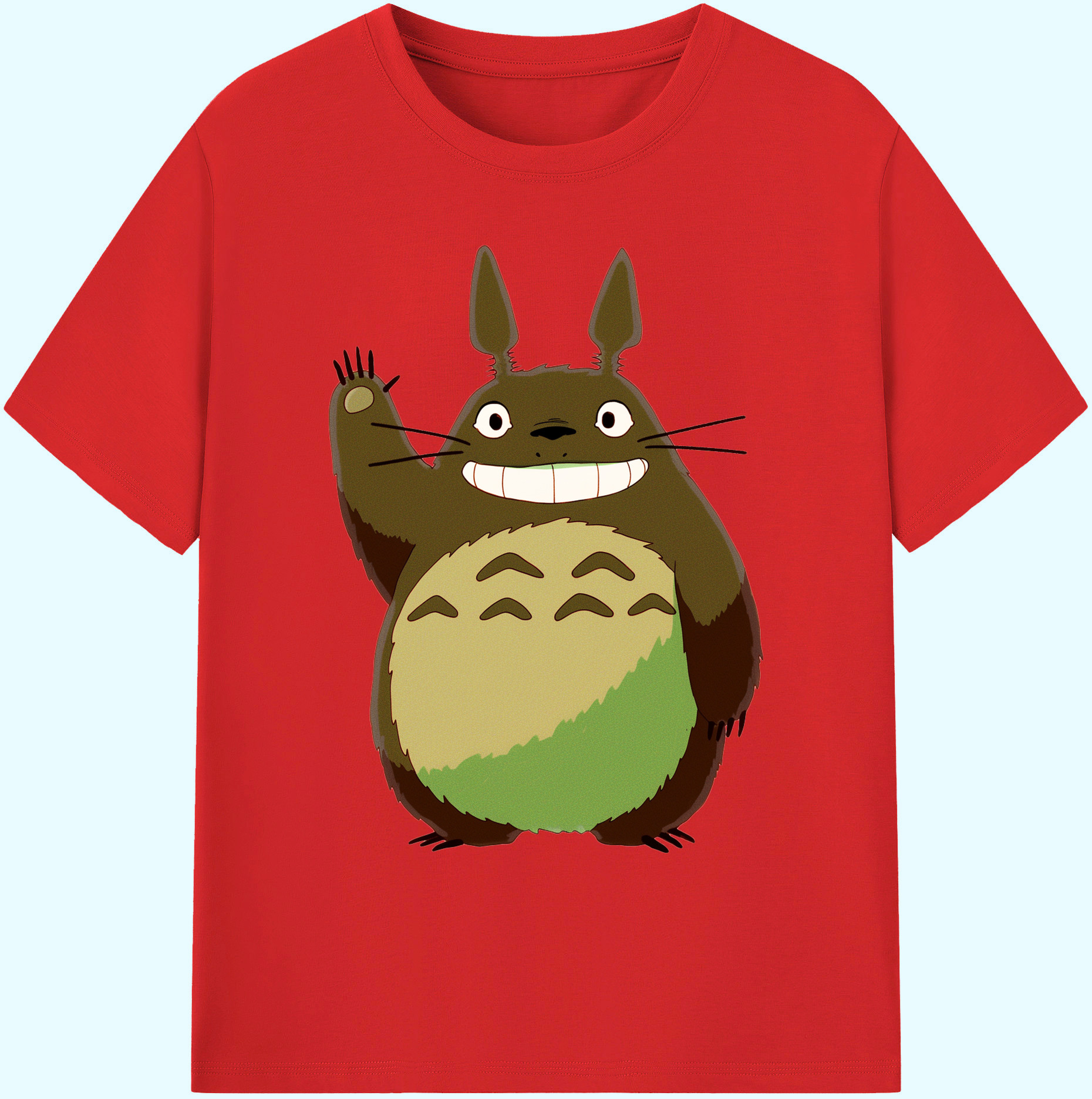 （画像用） となりのトトロ 草壁メイ 草壁サツキ My Neighbor Totoro Satsuki Kusakabe Mei Kusakabe 綿100％ メンズ半袖Tシャツ｜肌触りやわらか＆通気性