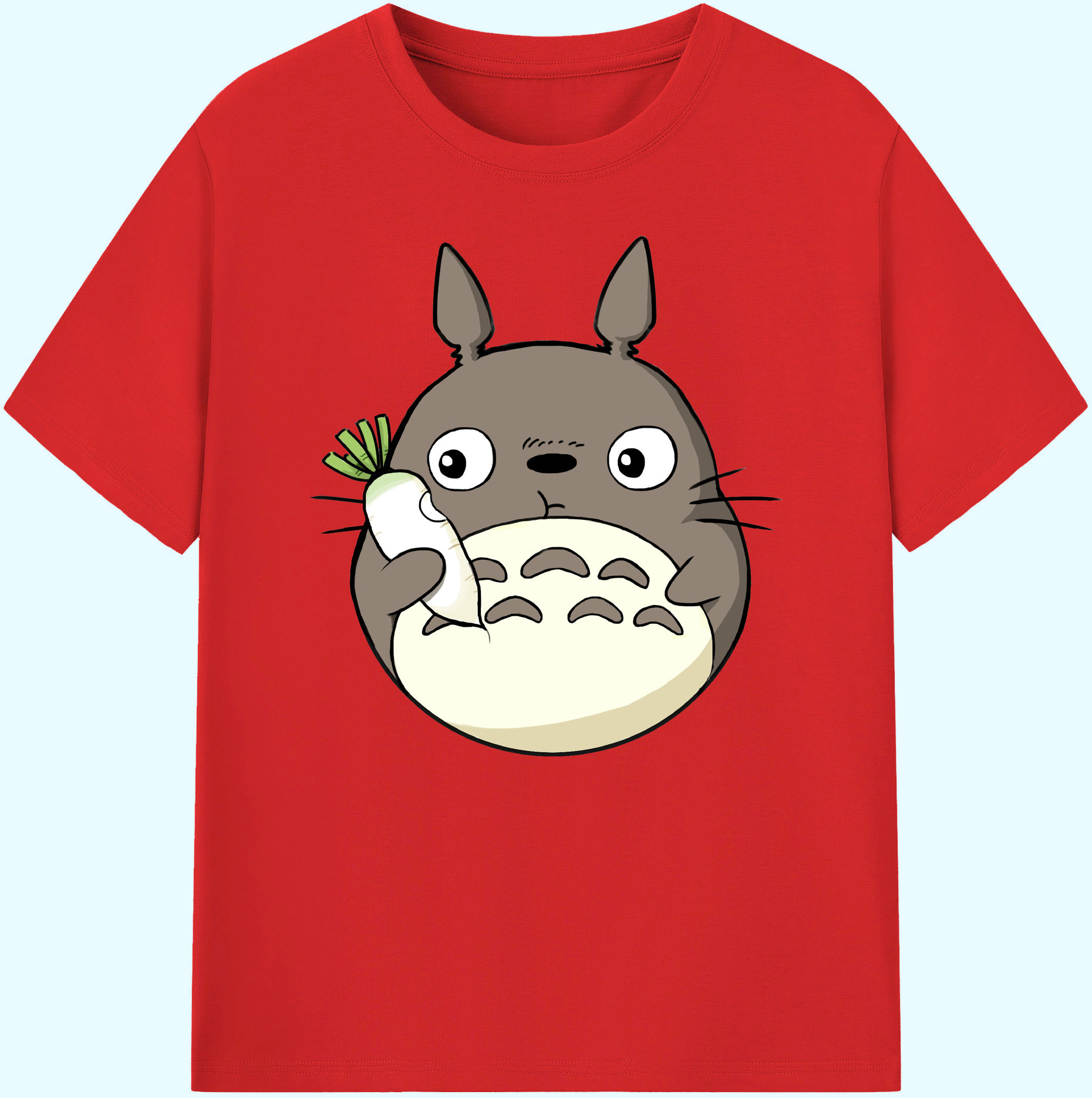 （画像用） となりのトトロ 草壁メイ 草壁サツキ My Neighbor Totoro Satsuki Kusakabe Mei Kusakabe 綿100％ メンズ半袖Tシャツ｜肌触りやわらか＆通気性