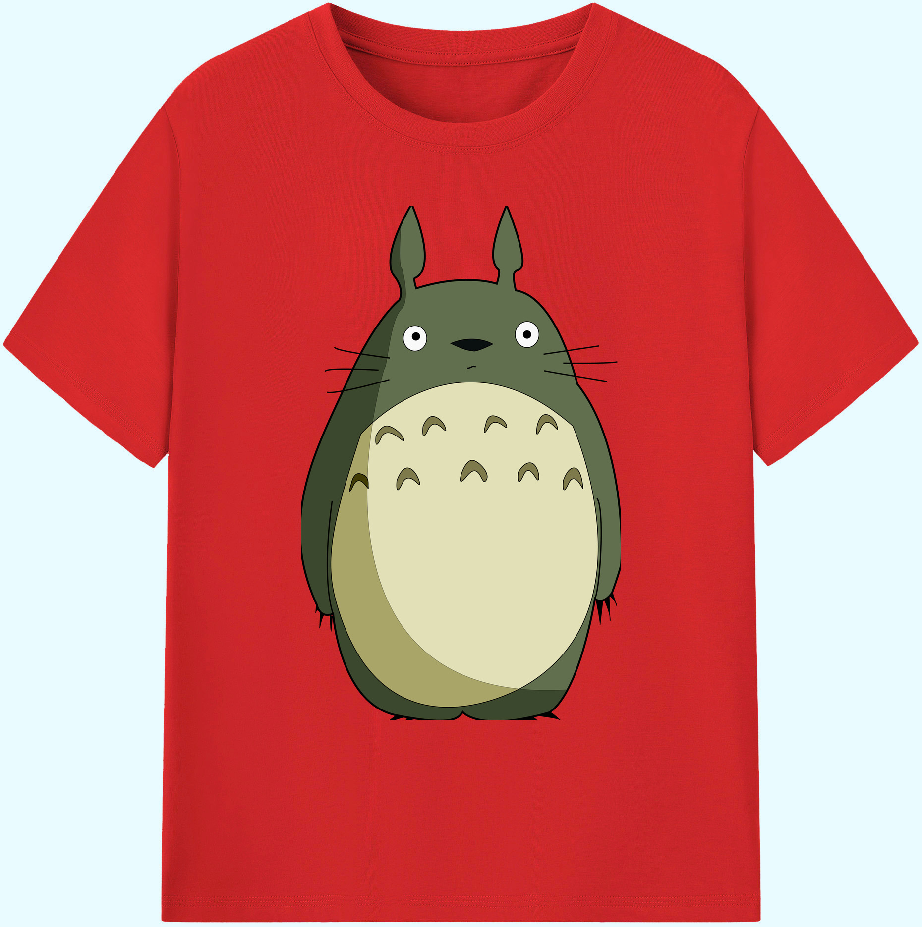 （画像用） となりのトトロ 草壁メイ 草壁サツキ My Neighbor Totoro Satsuki Kusakabe Mei Kusakabe 綿100％ メンズ半袖Tシャツ｜肌触りやわらか＆通気性