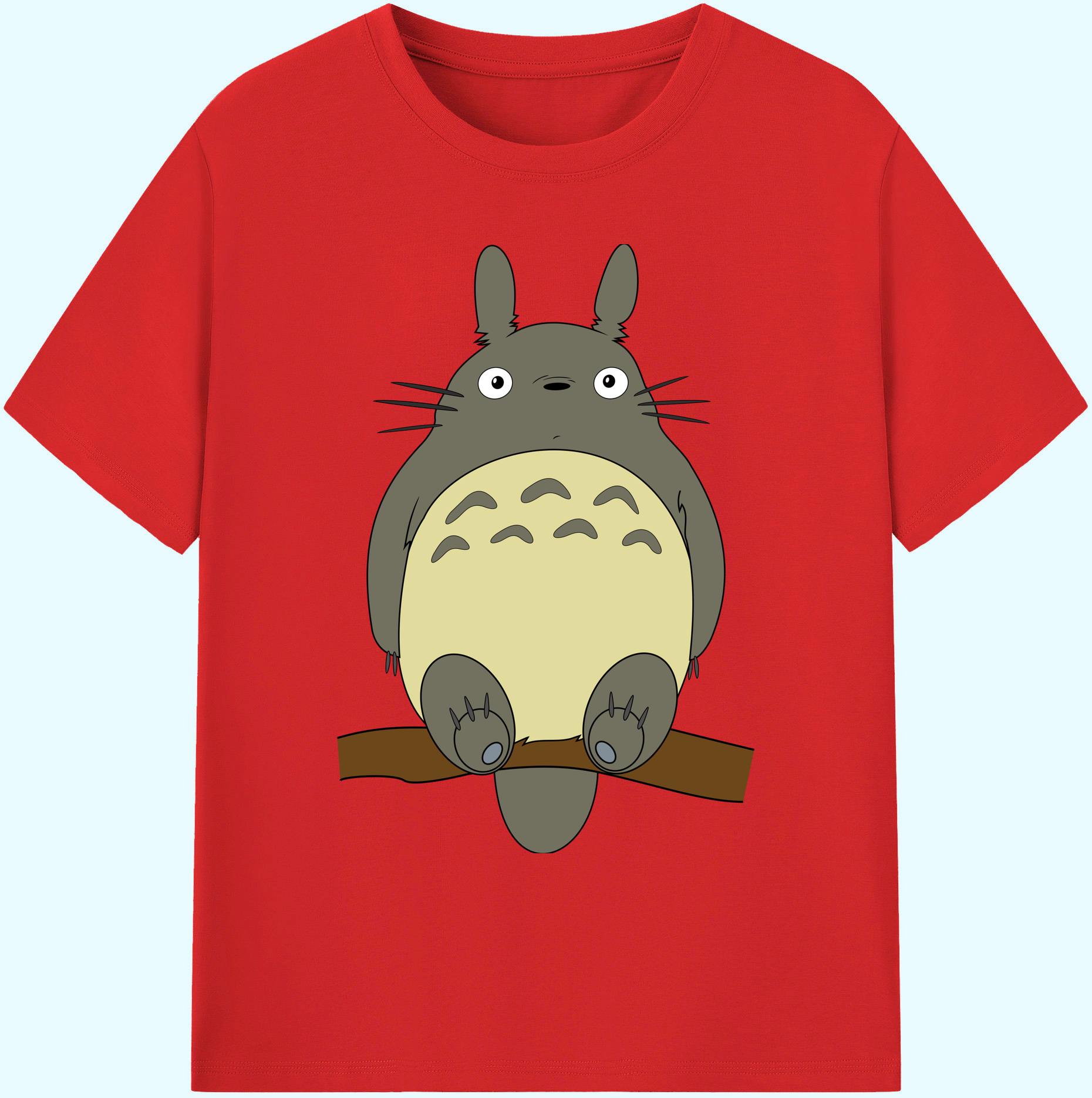 （画像用） となりのトトロ 草壁メイ 草壁サツキ My Neighbor Totoro Satsuki Kusakabe Mei Kusakabe 綿100％ メンズ半袖Tシャツ｜肌触りやわらか＆通気性