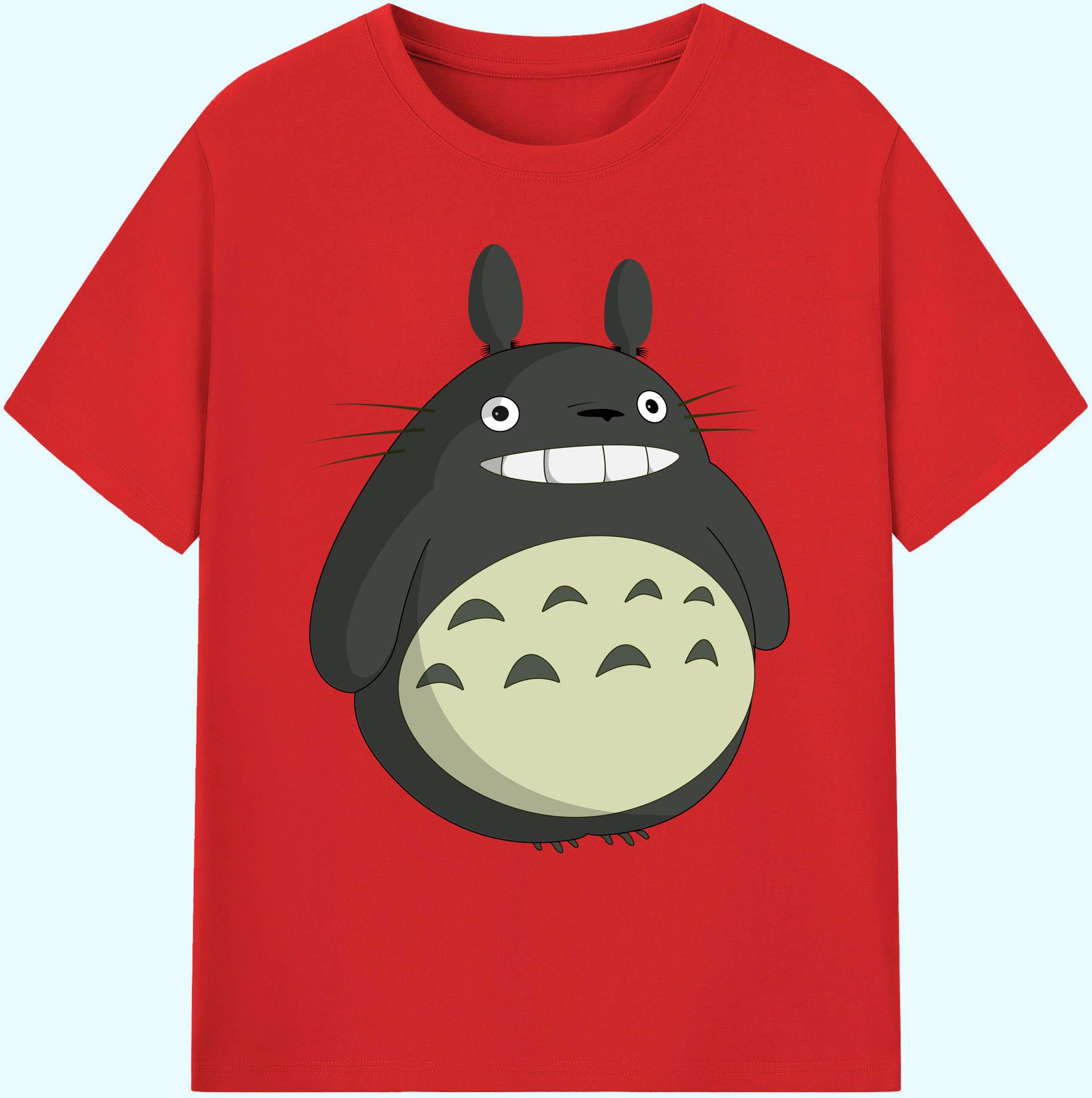 （画像用） となりのトトロ 草壁メイ 草壁サツキ My Neighbor Totoro Satsuki Kusakabe Mei Kusakabe 綿100％ メンズ半袖Tシャツ｜肌触りやわらか＆通気性