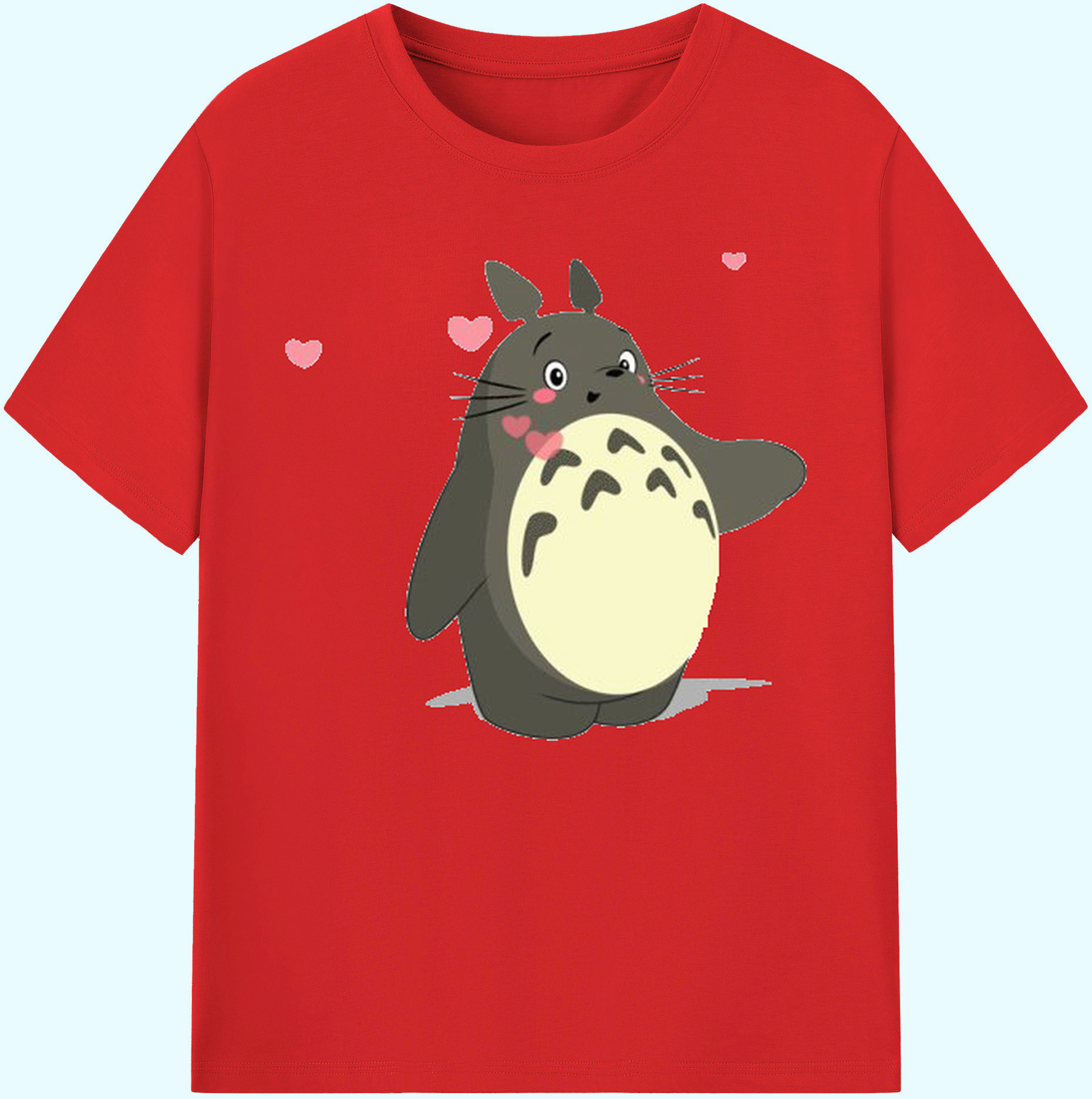 （画像用） となりのトトロ 草壁メイ 草壁サツキ My Neighbor Totoro Satsuki Kusakabe Mei Kusakabe 綿100％ メンズ半袖Tシャツ｜肌触りやわらか＆通気性