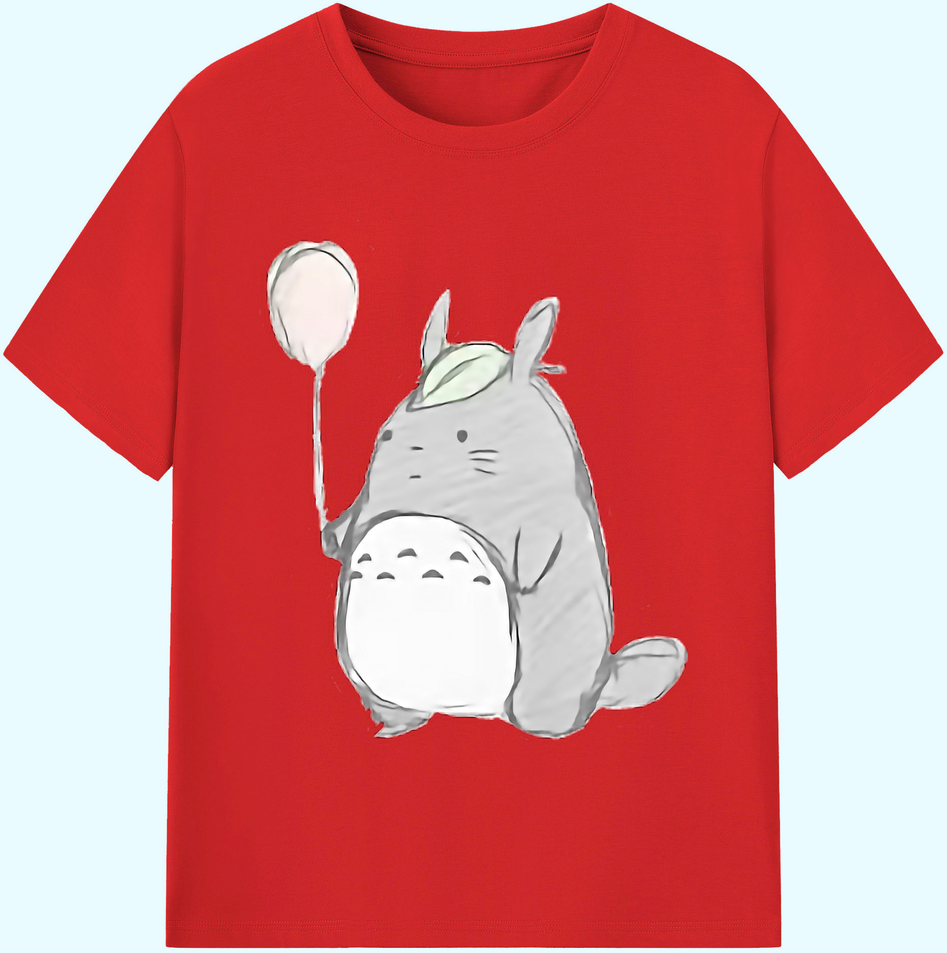 （画像用） となりのトトロ 草壁メイ 草壁サツキ My Neighbor Totoro Satsuki Kusakabe Mei Kusakabe 綿100％ メンズ半袖Tシャツ｜肌触りやわらか＆通気性