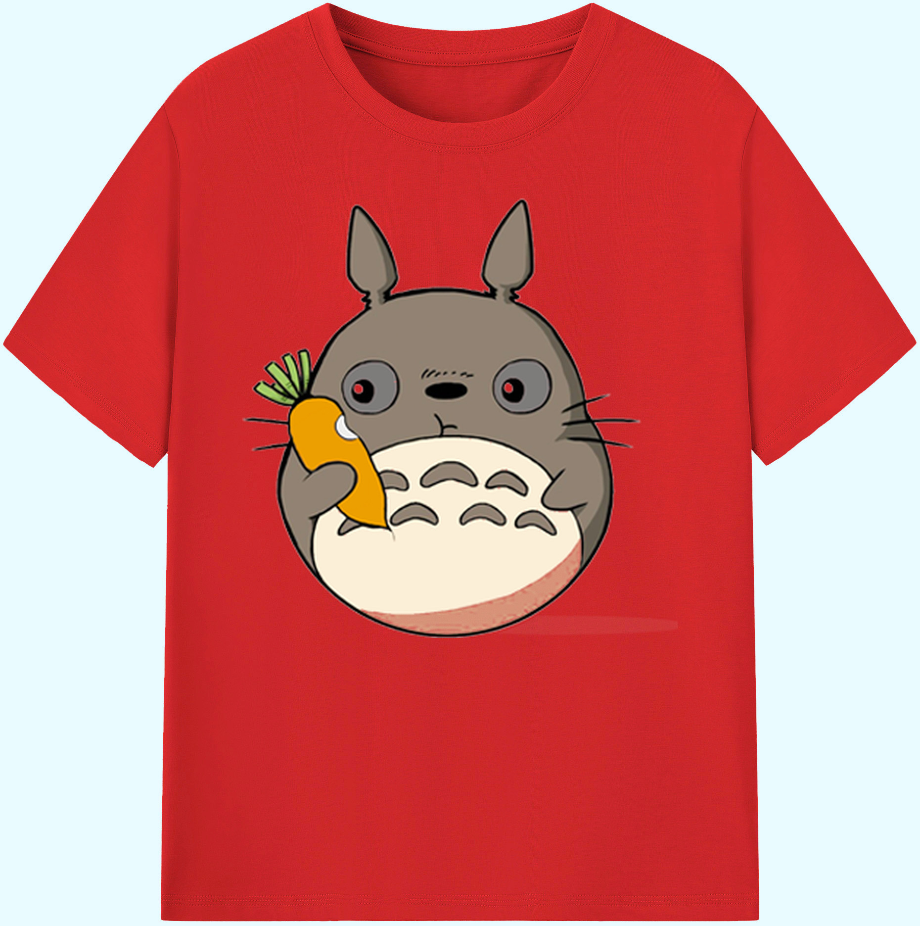 （画像用） となりのトトロ 草壁メイ 草壁サツキ My Neighbor Totoro Satsuki Kusakabe Mei Kusakabe 綿100％ メンズ半袖Tシャツ｜肌触りやわらか＆通気性