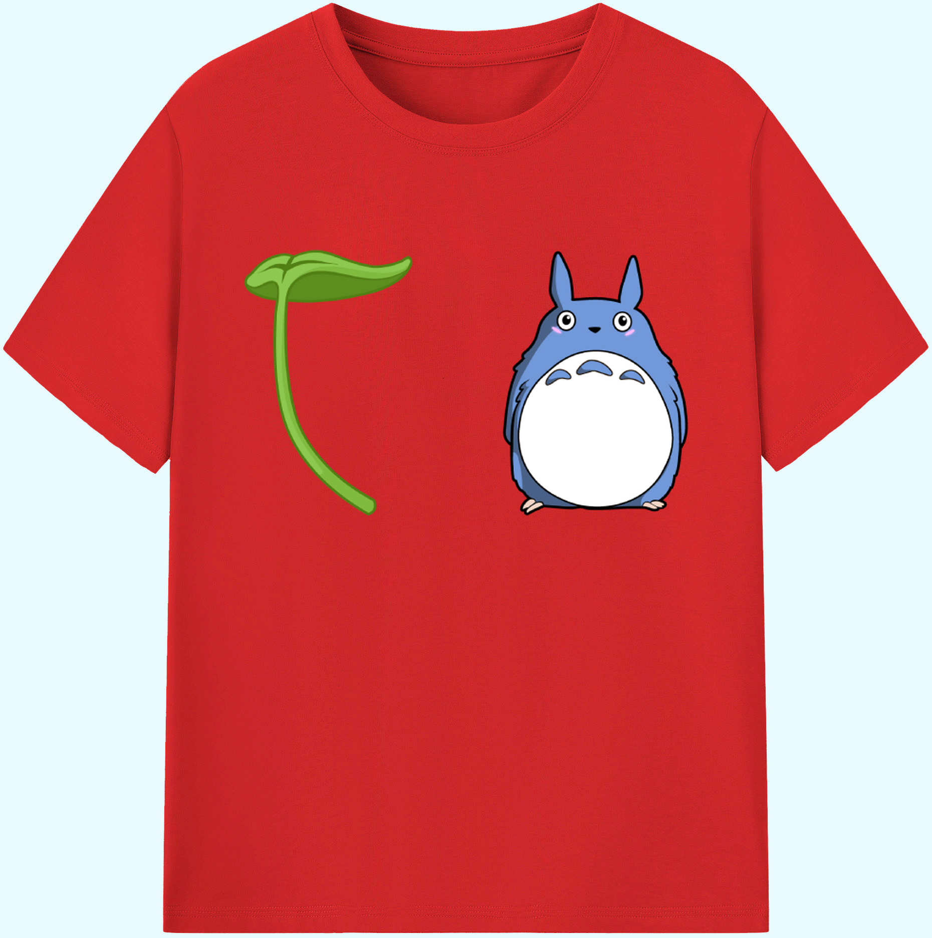 （画像用） となりのトトロ 草壁メイ 草壁サツキ My Neighbor Totoro Satsuki Kusakabe Mei Kusakabe 綿100％ メンズ半袖Tシャツ｜肌触りやわらか＆通気性