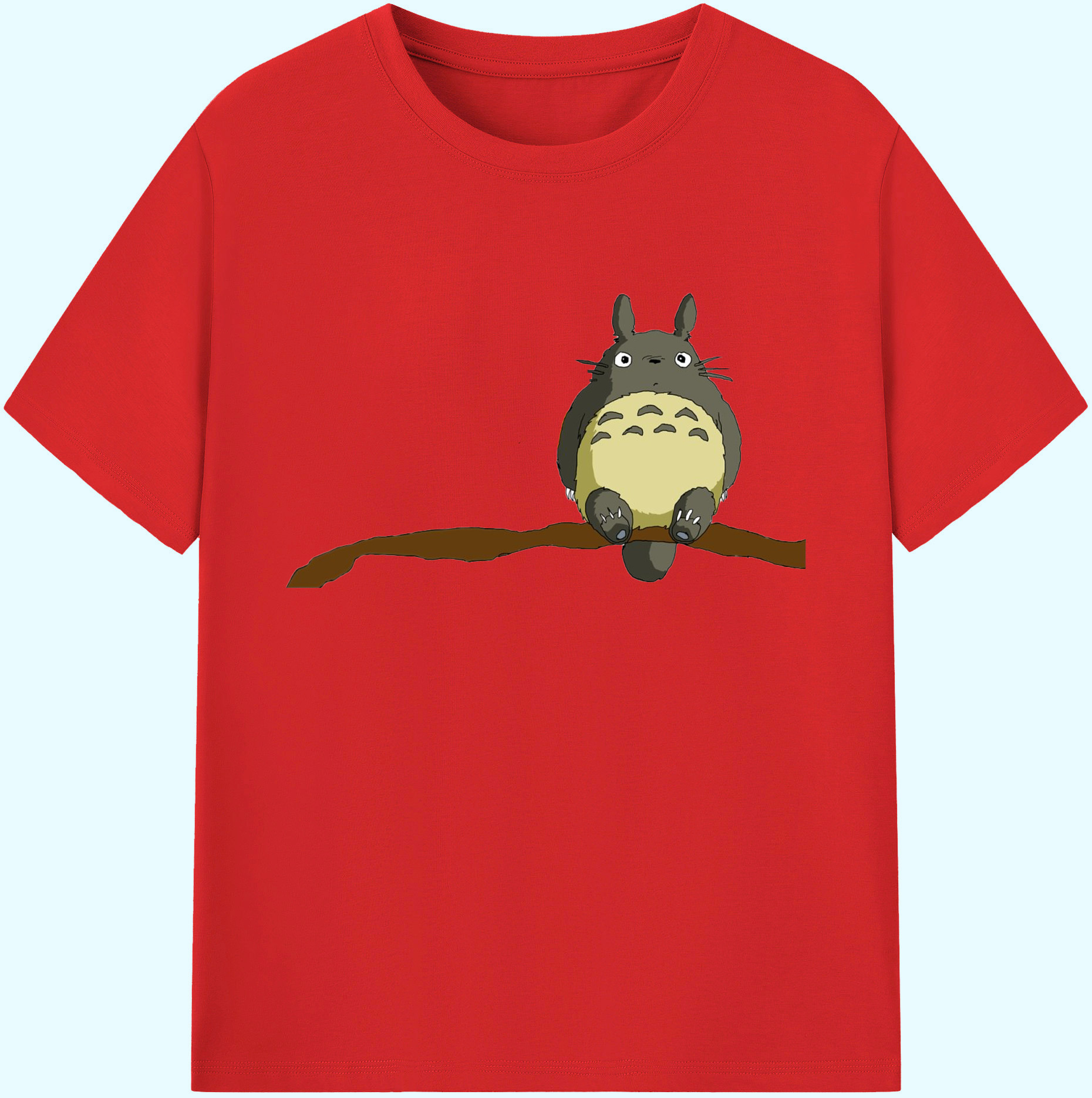 （画像用） となりのトトロ 草壁メイ 草壁サツキ My Neighbor Totoro Satsuki Kusakabe Mei Kusakabe 綿100％ メンズ半袖Tシャツ｜肌触りやわらか＆通気性