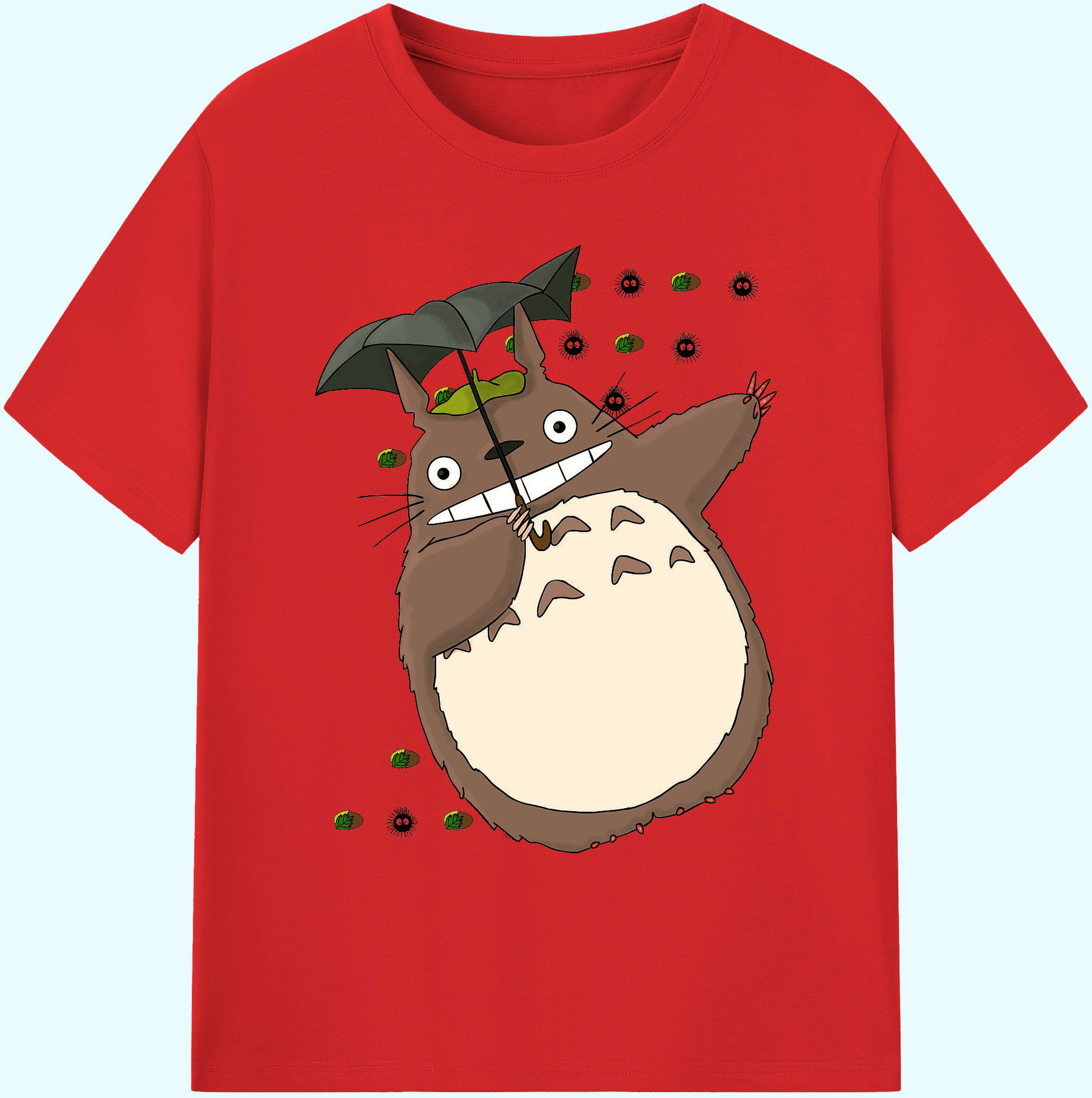 （画像用） となりのトトロ 草壁メイ 草壁サツキ My Neighbor Totoro Satsuki Kusakabe Mei Kusakabe 綿100％ メンズ半袖Tシャツ｜肌触りやわらか＆通気性
