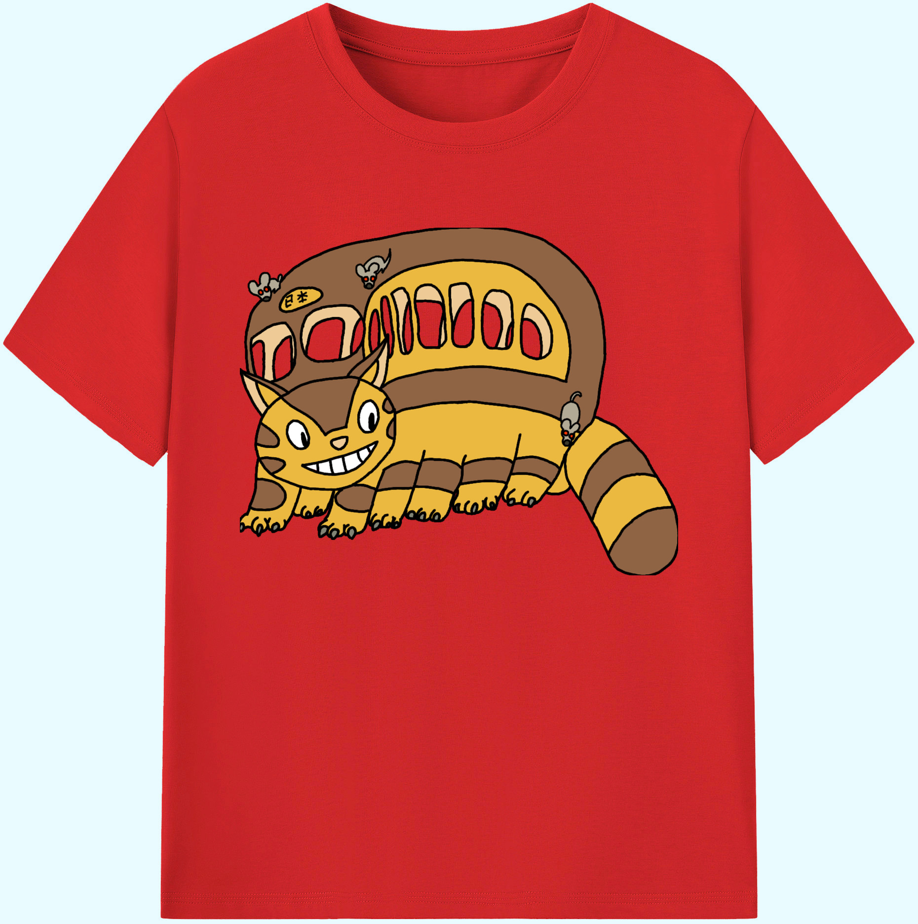 （画像用） となりのトトロ 草壁メイ 草壁サツキ My Neighbor Totoro Satsuki Kusakabe Mei Kusakabe 綿100％ メンズ半袖Tシャツ｜肌触りやわらか＆通気性