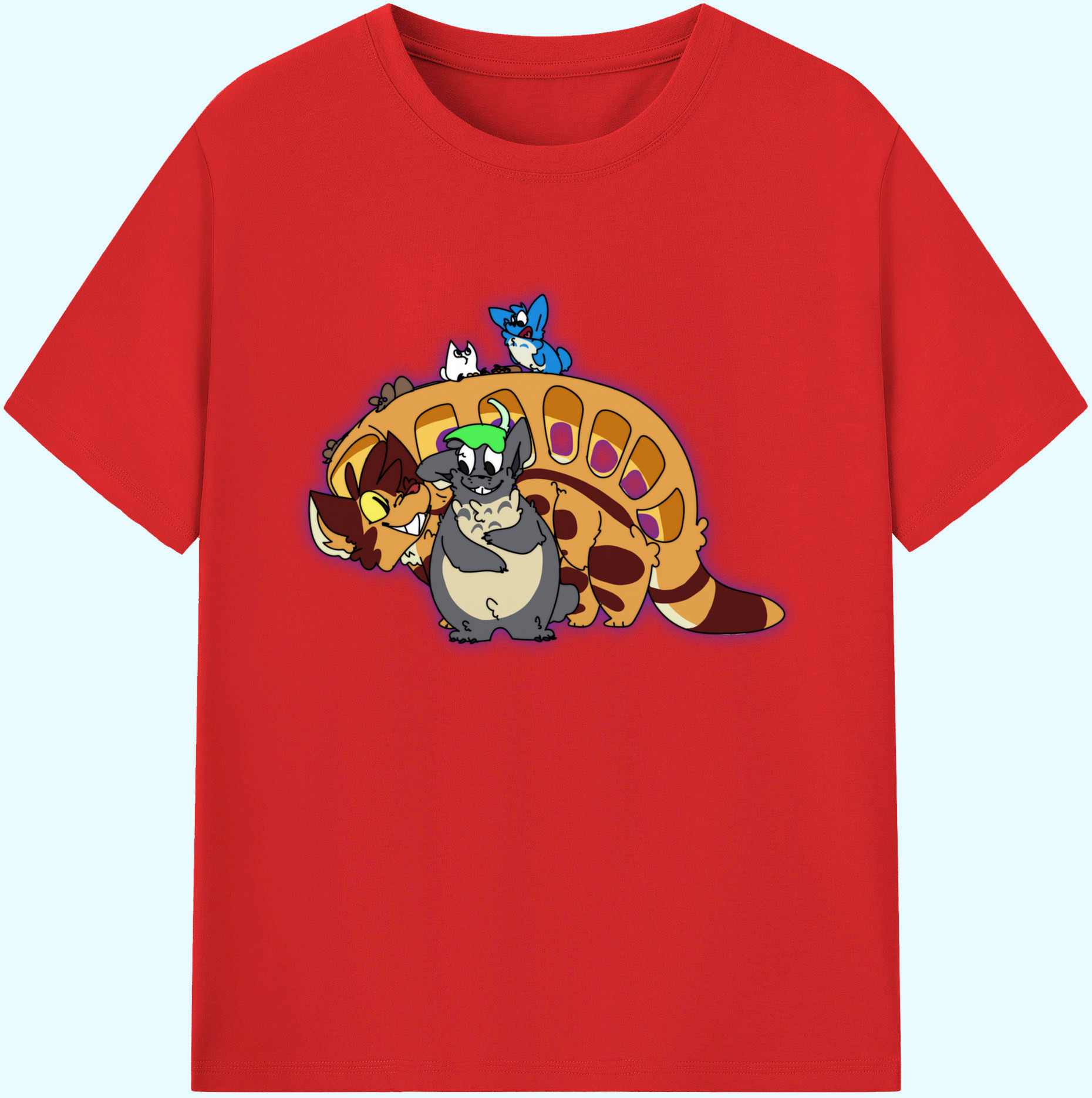 （画像用） となりのトトロ 草壁メイ 草壁サツキ My Neighbor Totoro Satsuki Kusakabe Mei Kusakabe 綿100％ メンズ半袖Tシャツ｜肌触りやわらか＆通気性