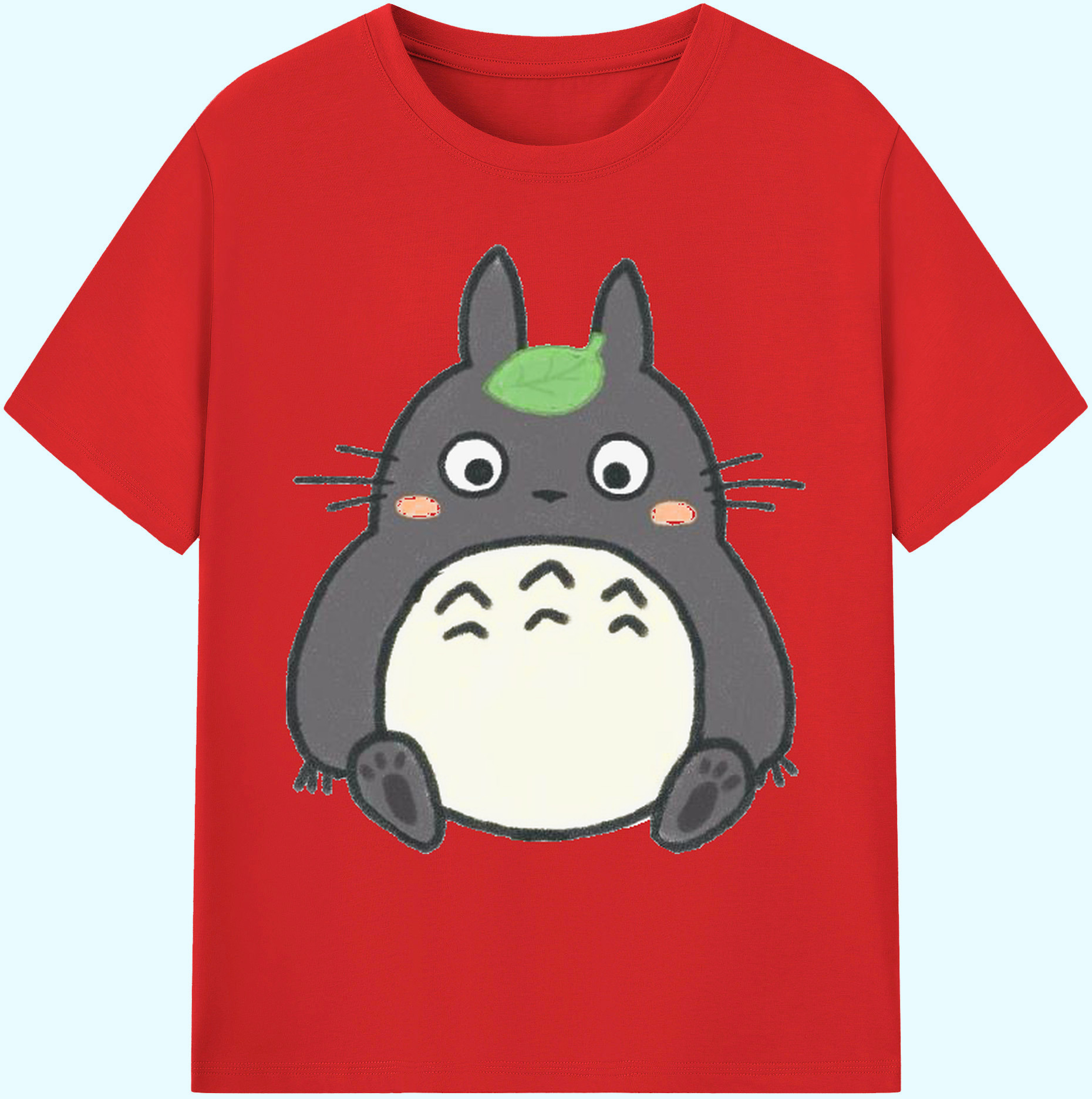 （画像用） となりのトトロ 草壁メイ 草壁サツキ My Neighbor Totoro Satsuki Kusakabe Mei Kusakabe 綿100％ メンズ半袖Tシャツ｜肌触りやわらか＆通気性