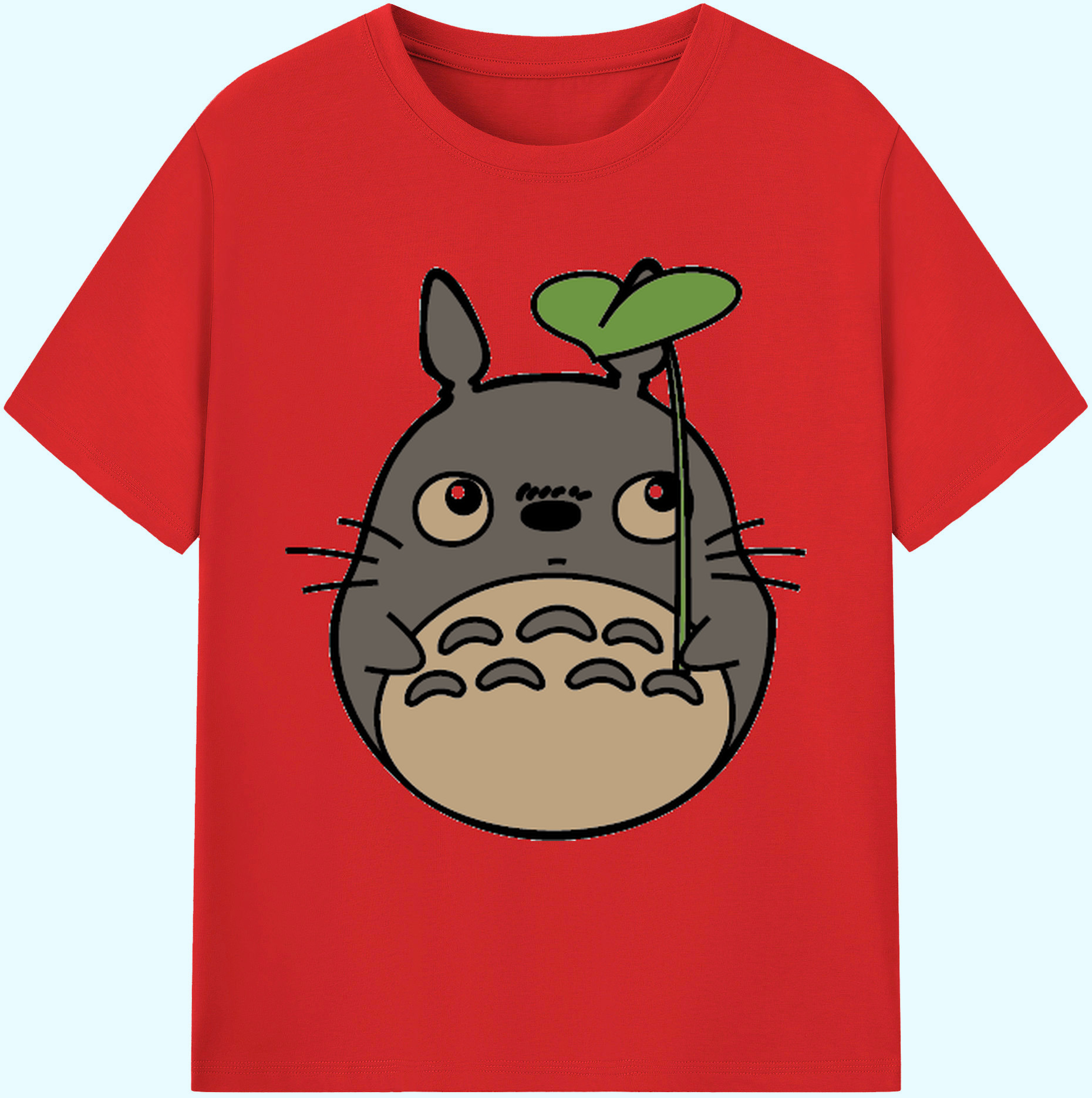（画像用） となりのトトロ 草壁メイ 草壁サツキ My Neighbor Totoro Satsuki Kusakabe Mei Kusakabe 綿100％ メンズ半袖Tシャツ｜肌触りやわらか＆通気性