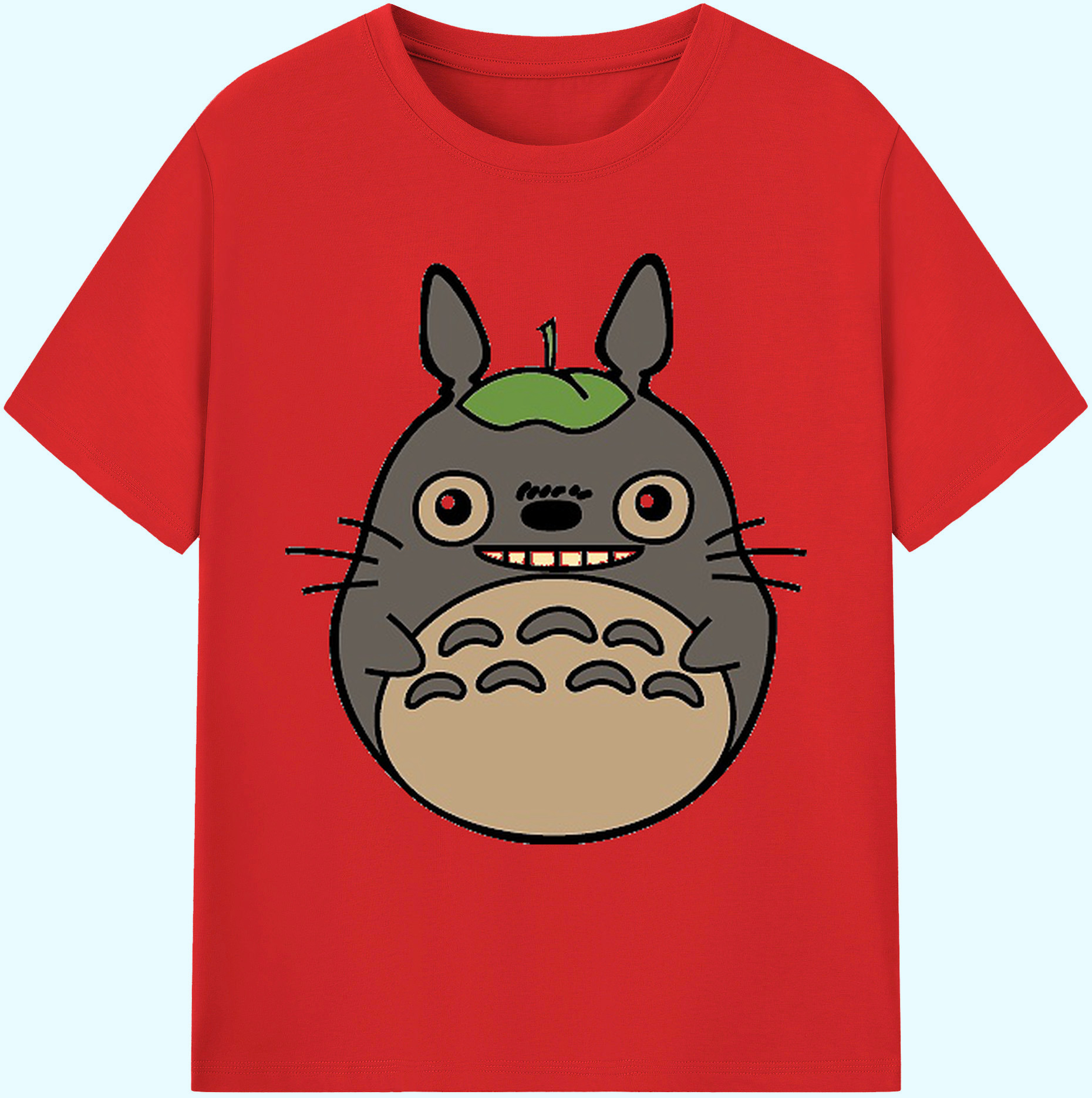 （画像用） となりのトトロ 草壁メイ 草壁サツキ My Neighbor Totoro Satsuki Kusakabe Mei Kusakabe 綿100％ メンズ半袖Tシャツ｜肌触りやわらか＆通気性
