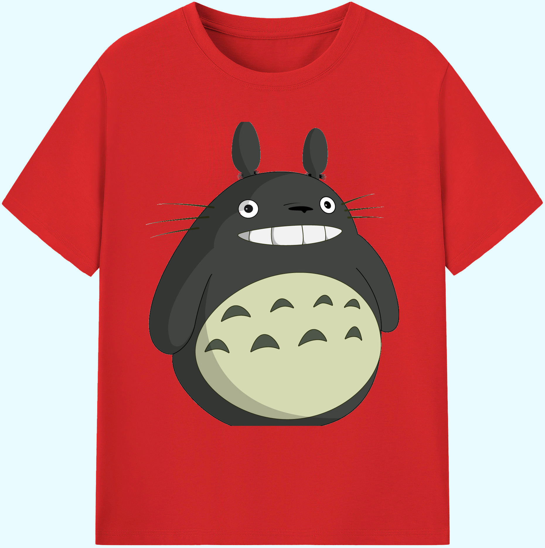 （画像用） となりのトトロ 草壁メイ 草壁サツキ My Neighbor Totoro Satsuki Kusakabe Mei Kusakabe 綿100％ メンズ半袖Tシャツ｜肌触りやわらか＆通気性