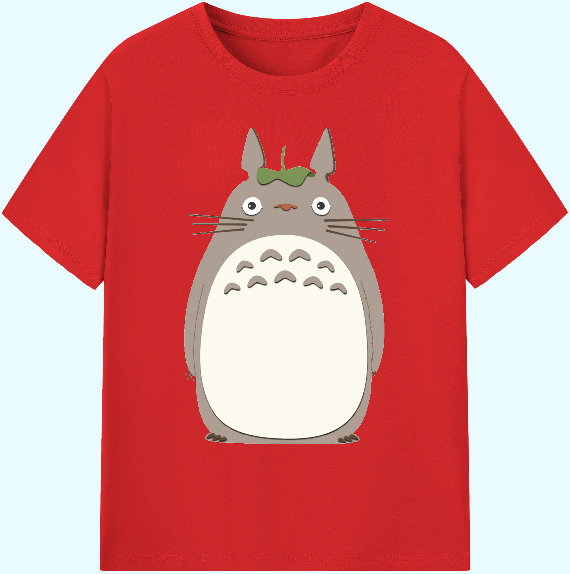 （画像用） となりのトトロ 草壁メイ 草壁サツキ My Neighbor Totoro Satsuki Kusakabe Mei Kusakabe 綿100％ メンズ半袖Tシャツ｜肌触りやわらか＆通気性