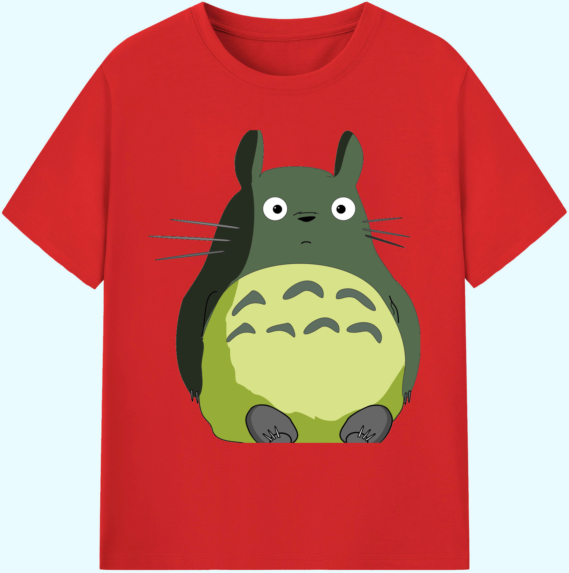 （画像用） となりのトトロ 草壁メイ 草壁サツキ My Neighbor Totoro Satsuki Kusakabe Mei Kusakabe 綿100％ メンズ半袖Tシャツ｜肌触りやわらか＆通気性