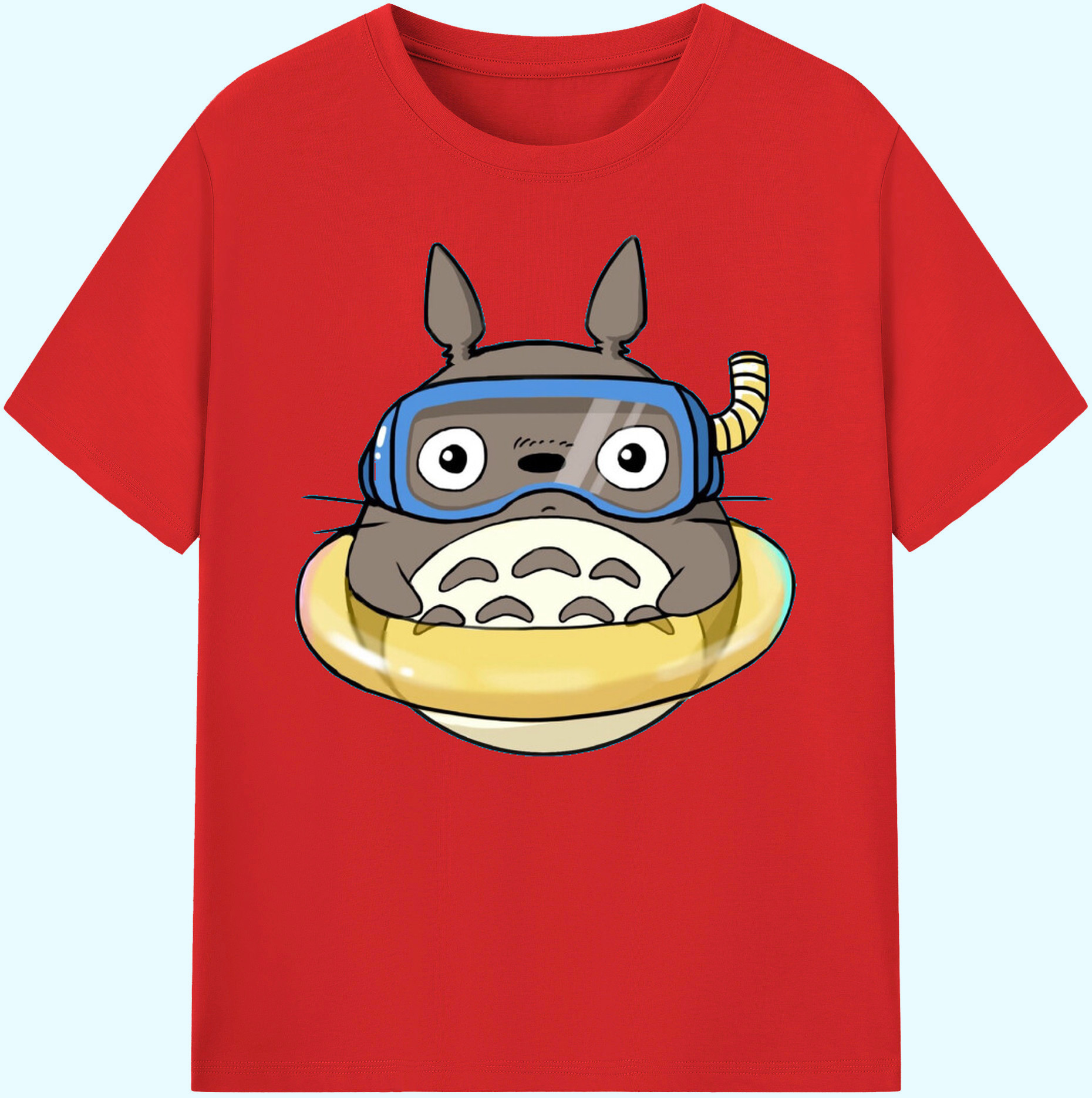 （画像用） となりのトトロ 草壁メイ 草壁サツキ My Neighbor Totoro Satsuki Kusakabe Mei Kusakabe 綿100％ メンズ半袖Tシャツ｜肌触りやわらか＆通気性