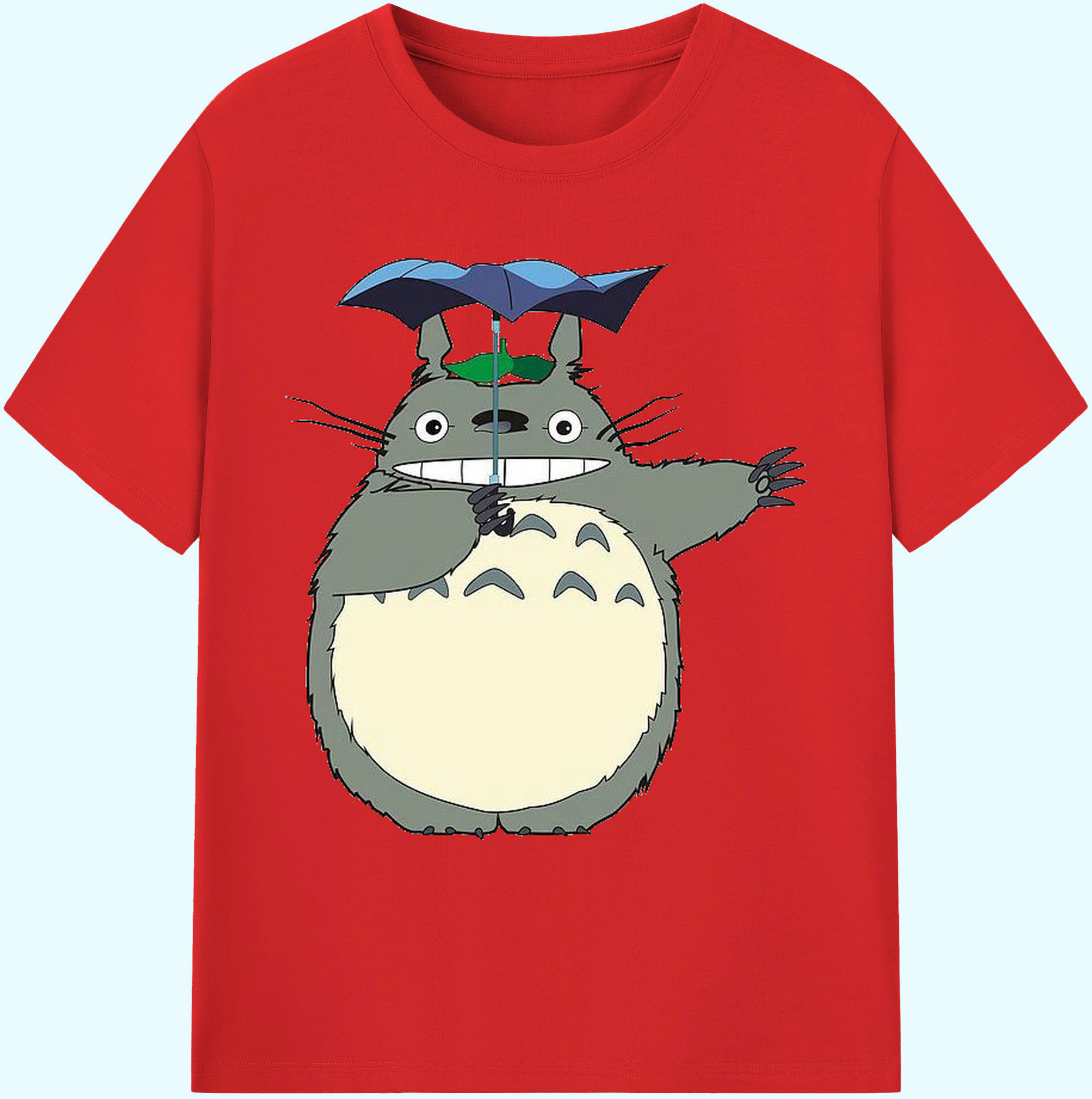（画像用） となりのトトロ 草壁メイ 草壁サツキ My Neighbor Totoro Satsuki Kusakabe Mei Kusakabe 綿100％ メンズ半袖Tシャツ｜肌触りやわらか＆通気性