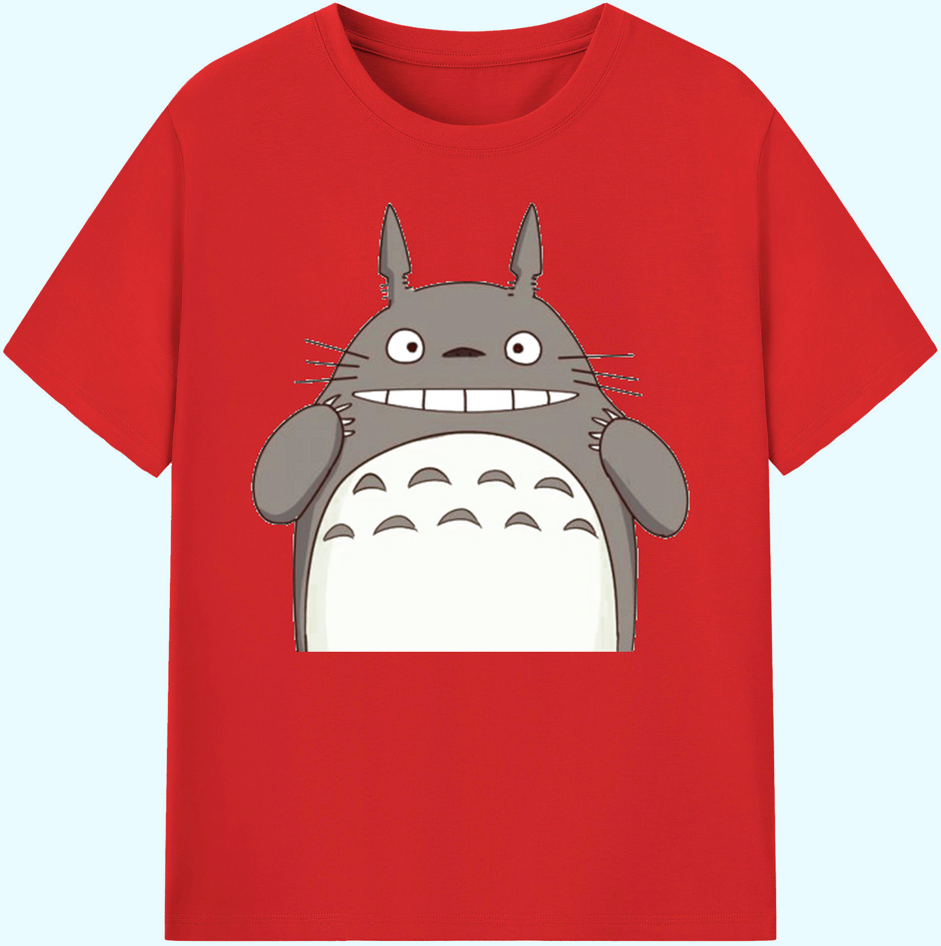 （画像用） となりのトトロ 草壁メイ 草壁サツキ My Neighbor Totoro Satsuki Kusakabe Mei Kusakabe 綿100％ メンズ半袖Tシャツ｜肌触りやわらか＆通気性