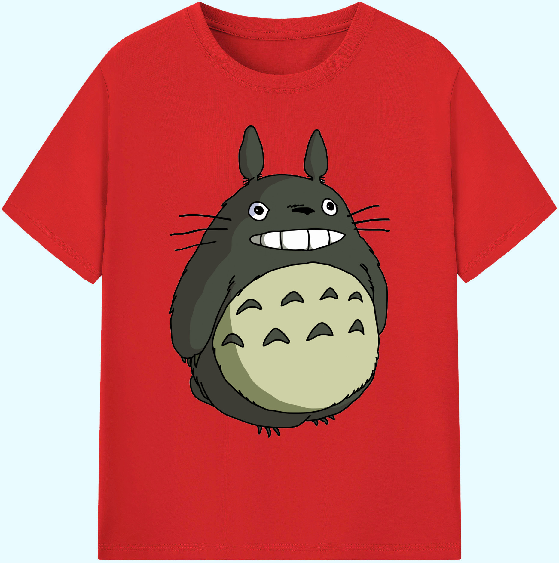 （画像用） となりのトトロ 草壁メイ 草壁サツキ My Neighbor Totoro Satsuki Kusakabe Mei Kusakabe 綿100％ メンズ半袖Tシャツ｜肌触りやわらか＆通気性