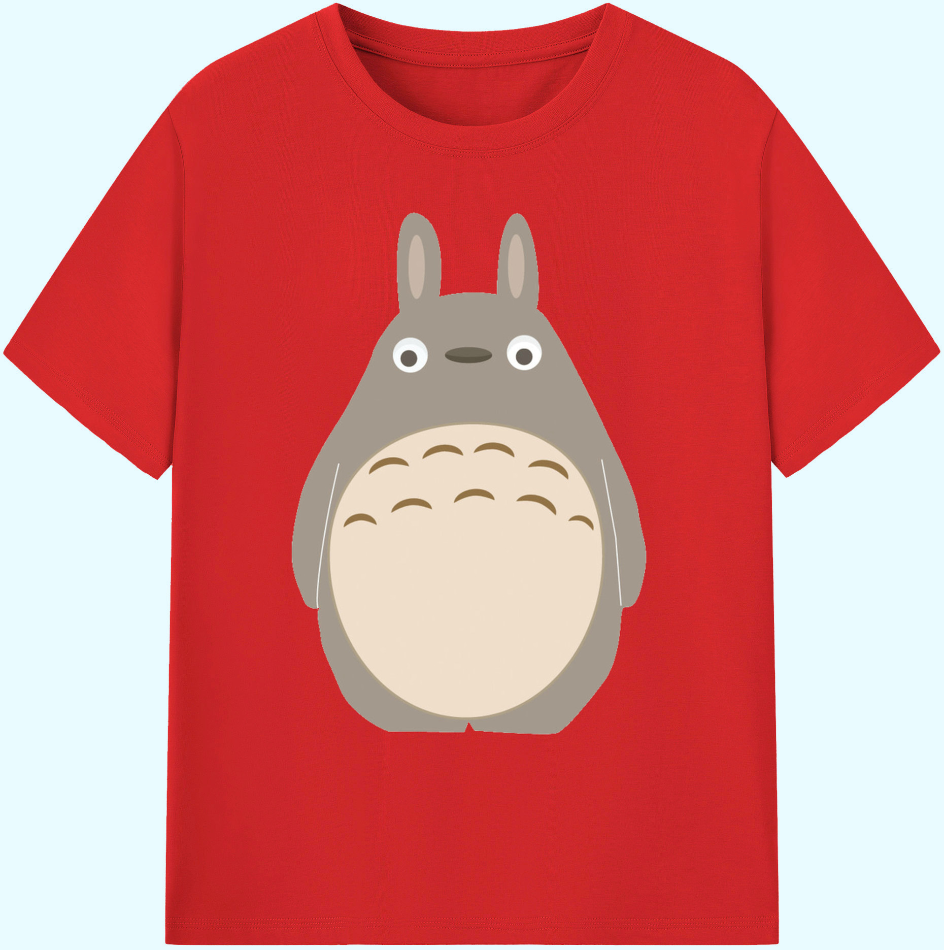 （画像用） となりのトトロ 草壁メイ 草壁サツキ My Neighbor Totoro Satsuki Kusakabe Mei Kusakabe 綿100％ メンズ半袖Tシャツ｜肌触りやわらか＆通気性
