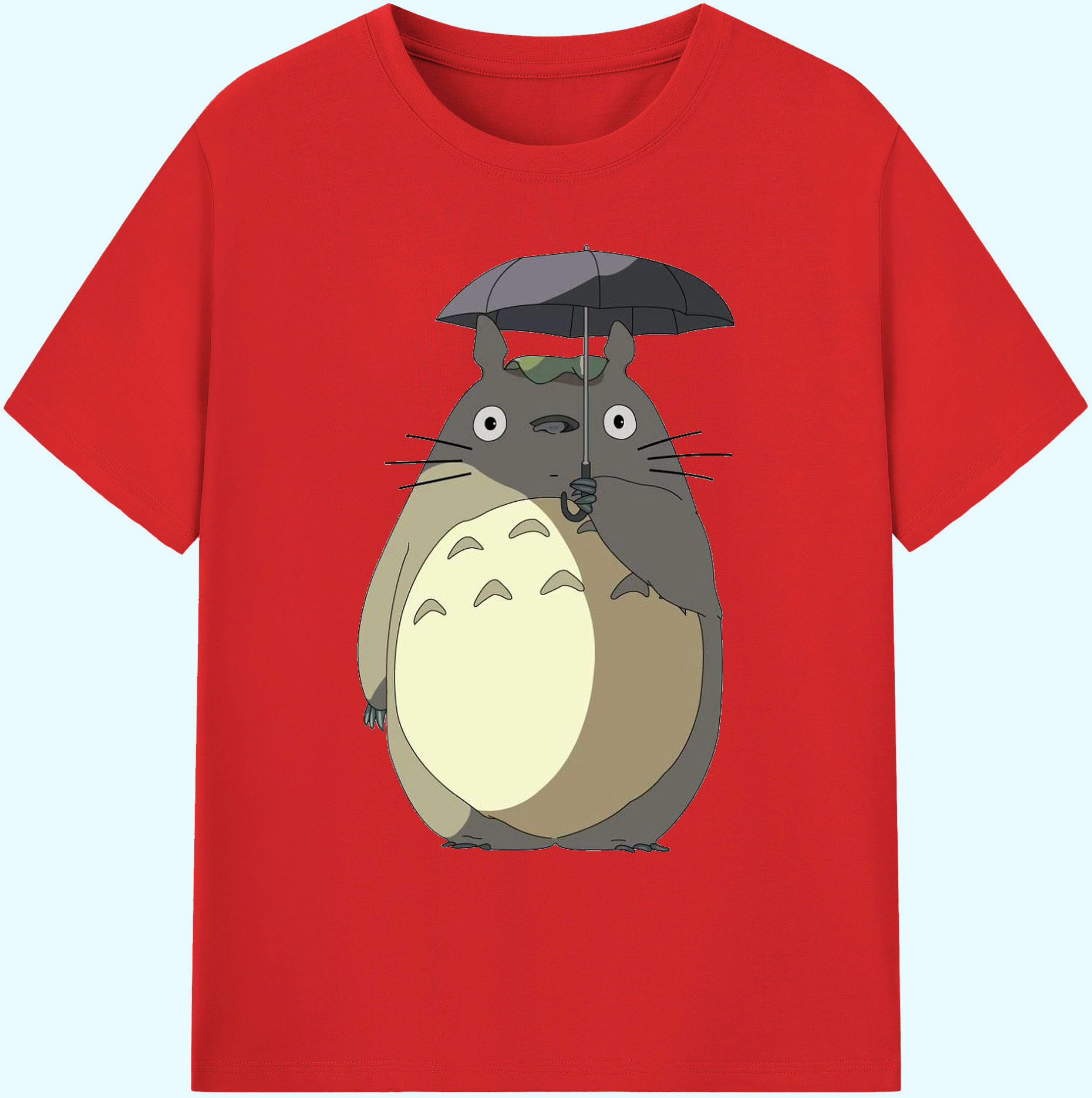 （画像用） となりのトトロ 草壁メイ 草壁サツキ My Neighbor Totoro Satsuki Kusakabe Mei Kusakabe 綿100％ メンズ半袖Tシャツ｜肌触りやわらか＆通気性
