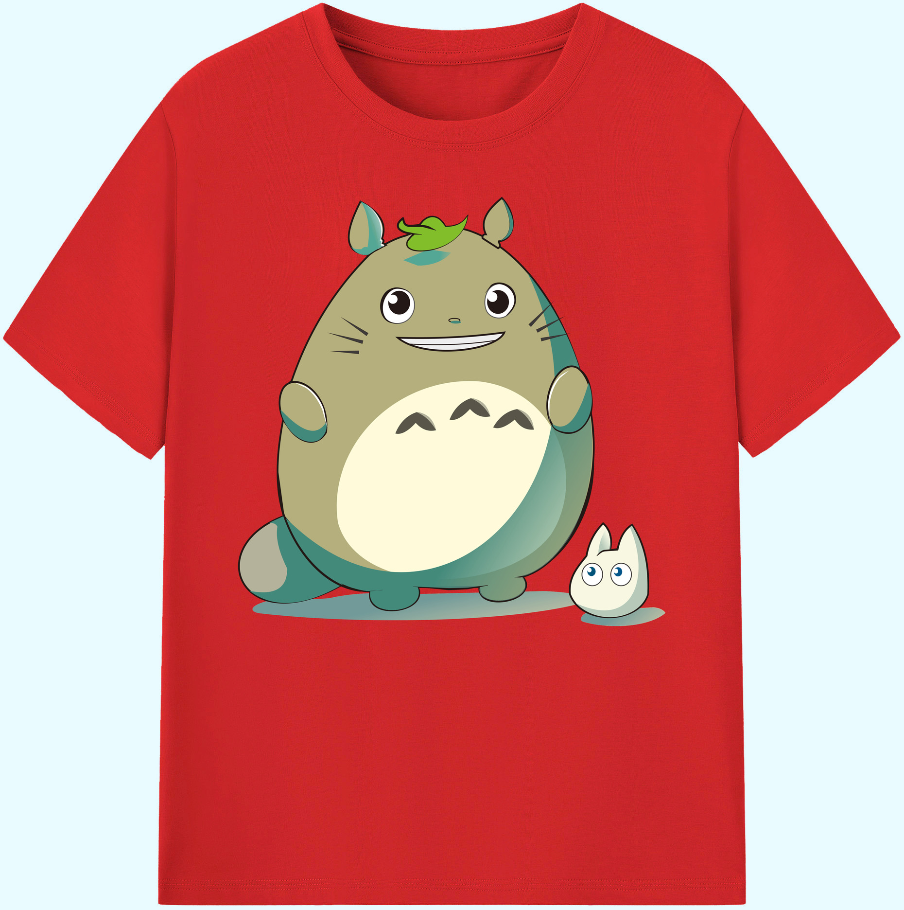 （画像用） となりのトトロ 草壁メイ 草壁サツキ My Neighbor Totoro Satsuki Kusakabe Mei Kusakabe 綿100％ メンズ半袖Tシャツ｜肌触りやわらか＆通気性
