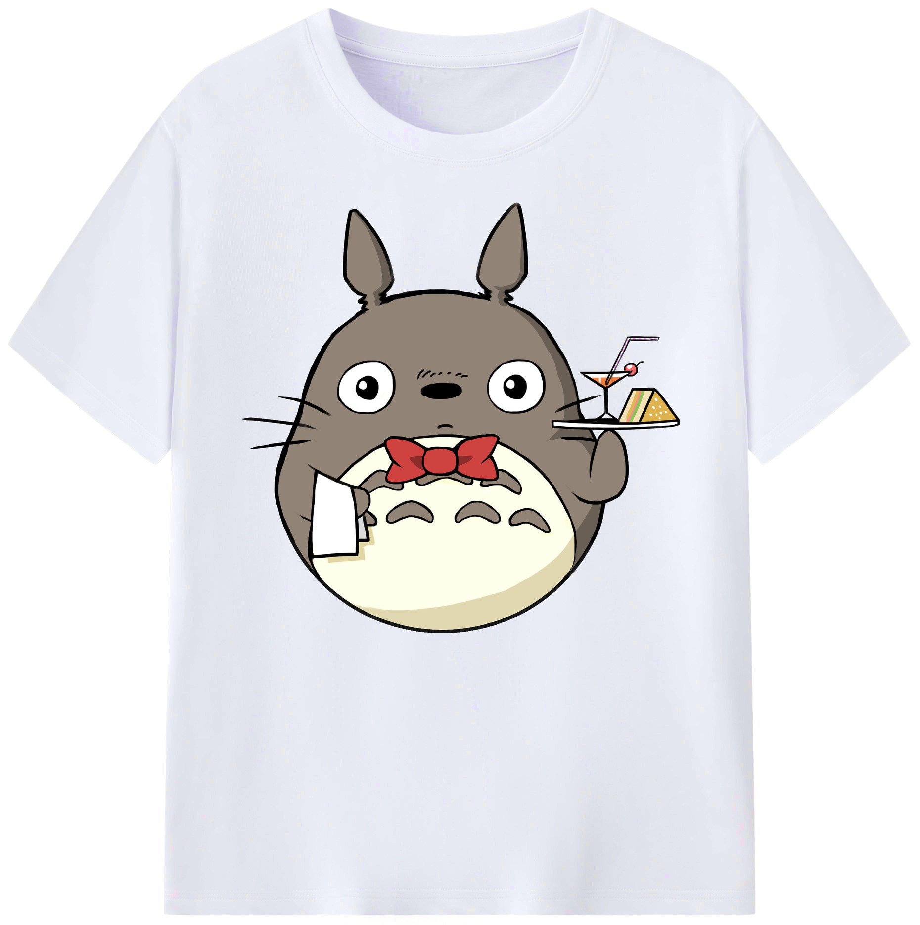 （画像用） となりのトトロ 草壁メイ 草壁サツキ My Neighbor Totoro Satsuki Kusakabe Mei Kusakabe 綿100％ メンズ半袖Tシャツ｜肌触りやわらか＆通気性