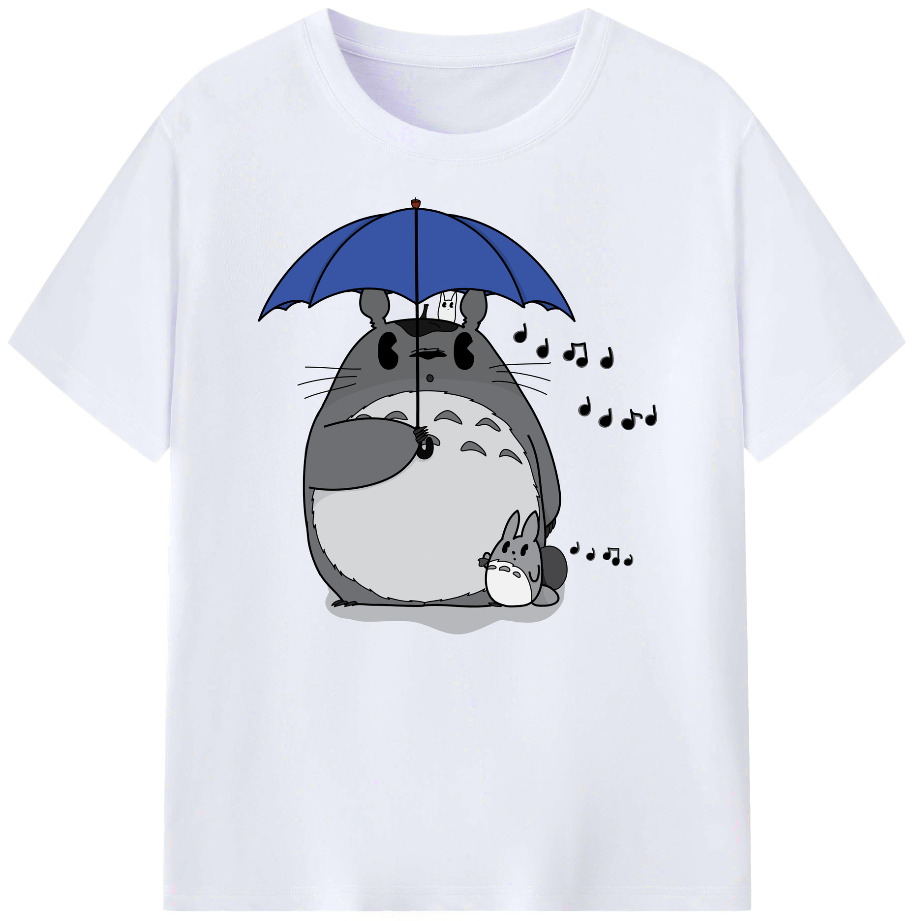 （画像用） となりのトトロ 草壁メイ 草壁サツキ My Neighbor Totoro Satsuki Kusakabe Mei Kusakabe 綿100％ メンズ半袖Tシャツ｜肌触りやわらか＆通気性