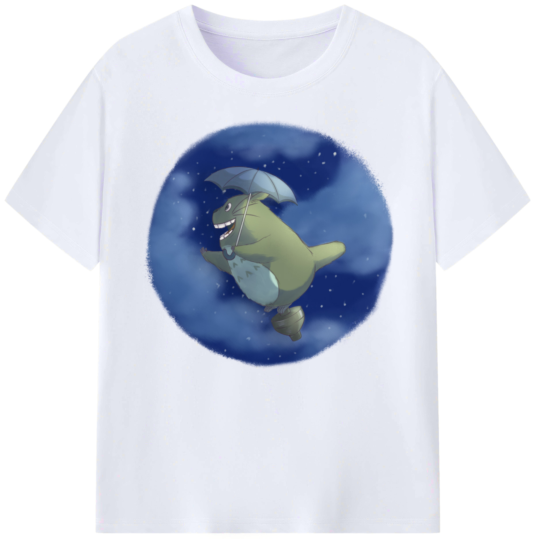 （画像用） となりのトトロ 草壁メイ 草壁サツキ My Neighbor Totoro Satsuki Kusakabe Mei Kusakabe 綿100％ メンズ半袖Tシャツ｜肌触りやわらか＆通気性