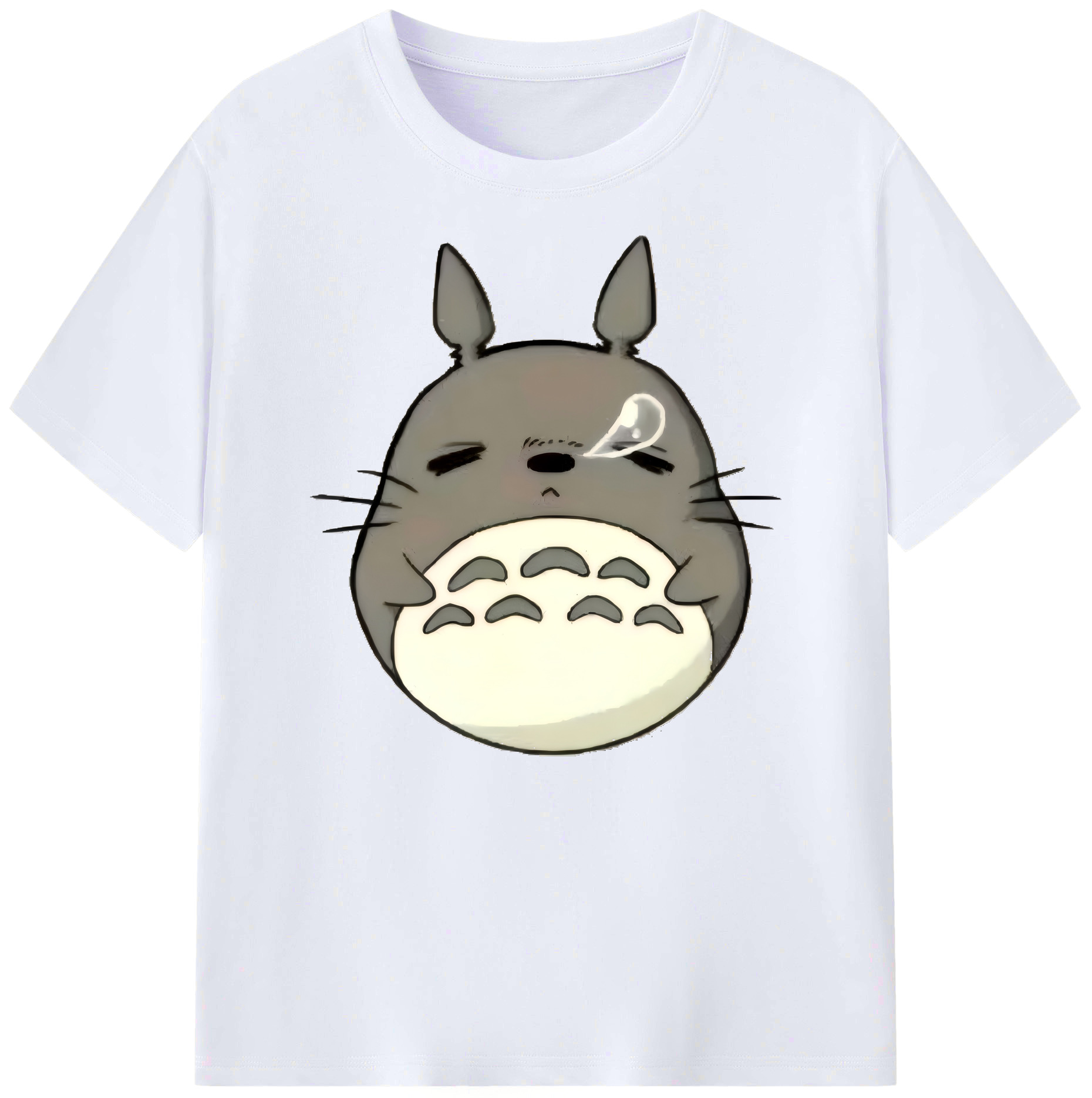 （画像用） となりのトトロ 草壁メイ 草壁サツキ My Neighbor Totoro Satsuki Kusakabe Mei Kusakabe 綿100％ メンズ半袖Tシャツ｜肌触りやわらか＆通気性
