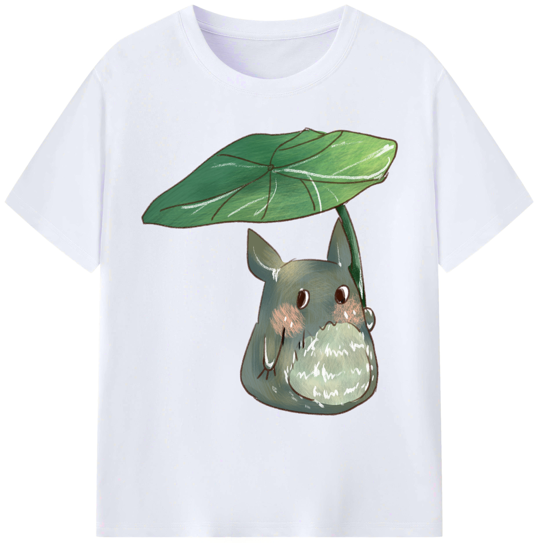 （画像用） となりのトトロ 草壁メイ 草壁サツキ My Neighbor Totoro Satsuki Kusakabe Mei Kusakabe 綿100％ メンズ半袖Tシャツ｜肌触りやわらか＆通気性