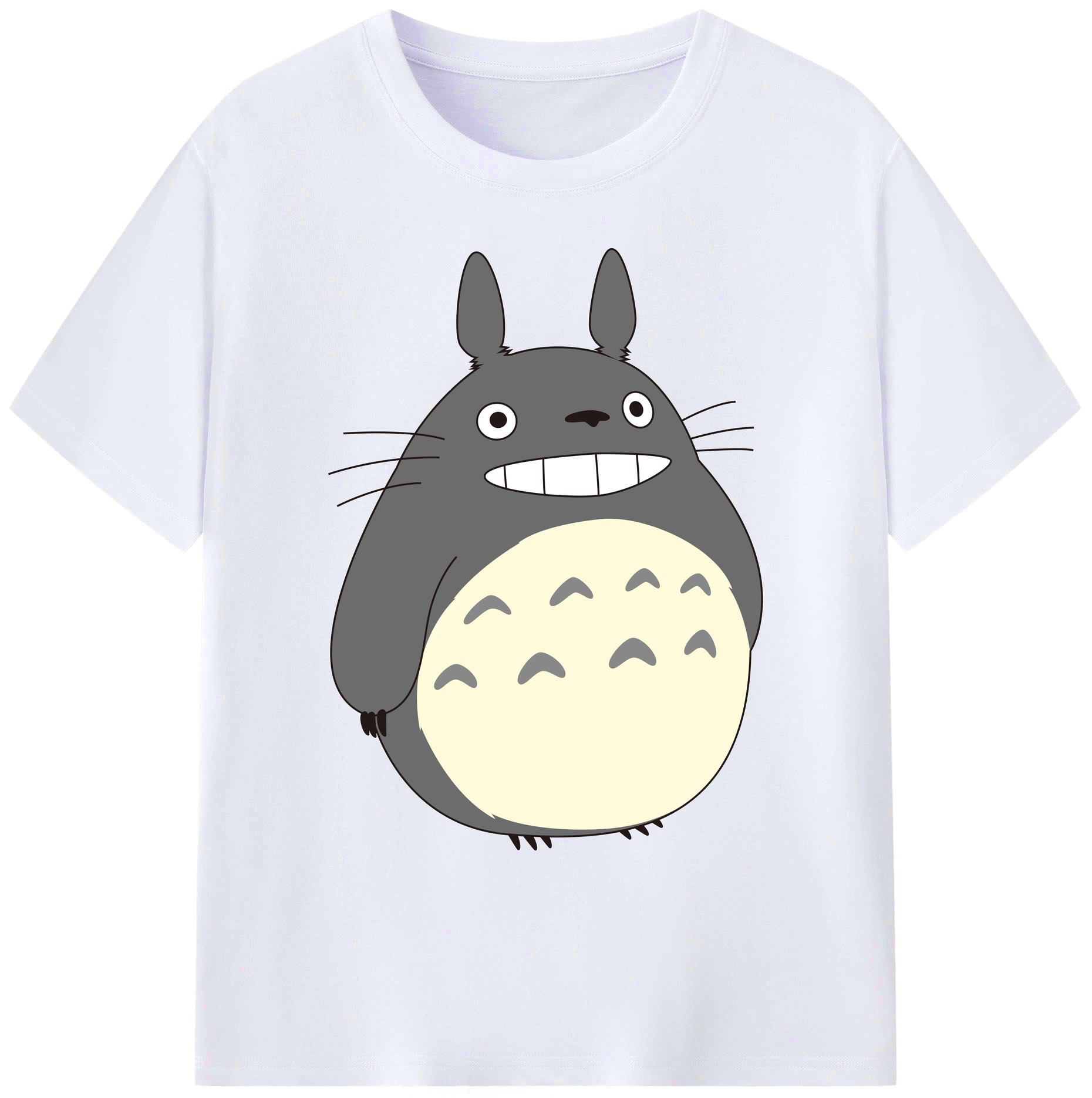 （画像用） となりのトトロ 草壁メイ 草壁サツキ My Neighbor Totoro Satsuki Kusakabe Mei Kusakabe 綿100％ メンズ半袖Tシャツ｜肌触りやわらか＆通気性