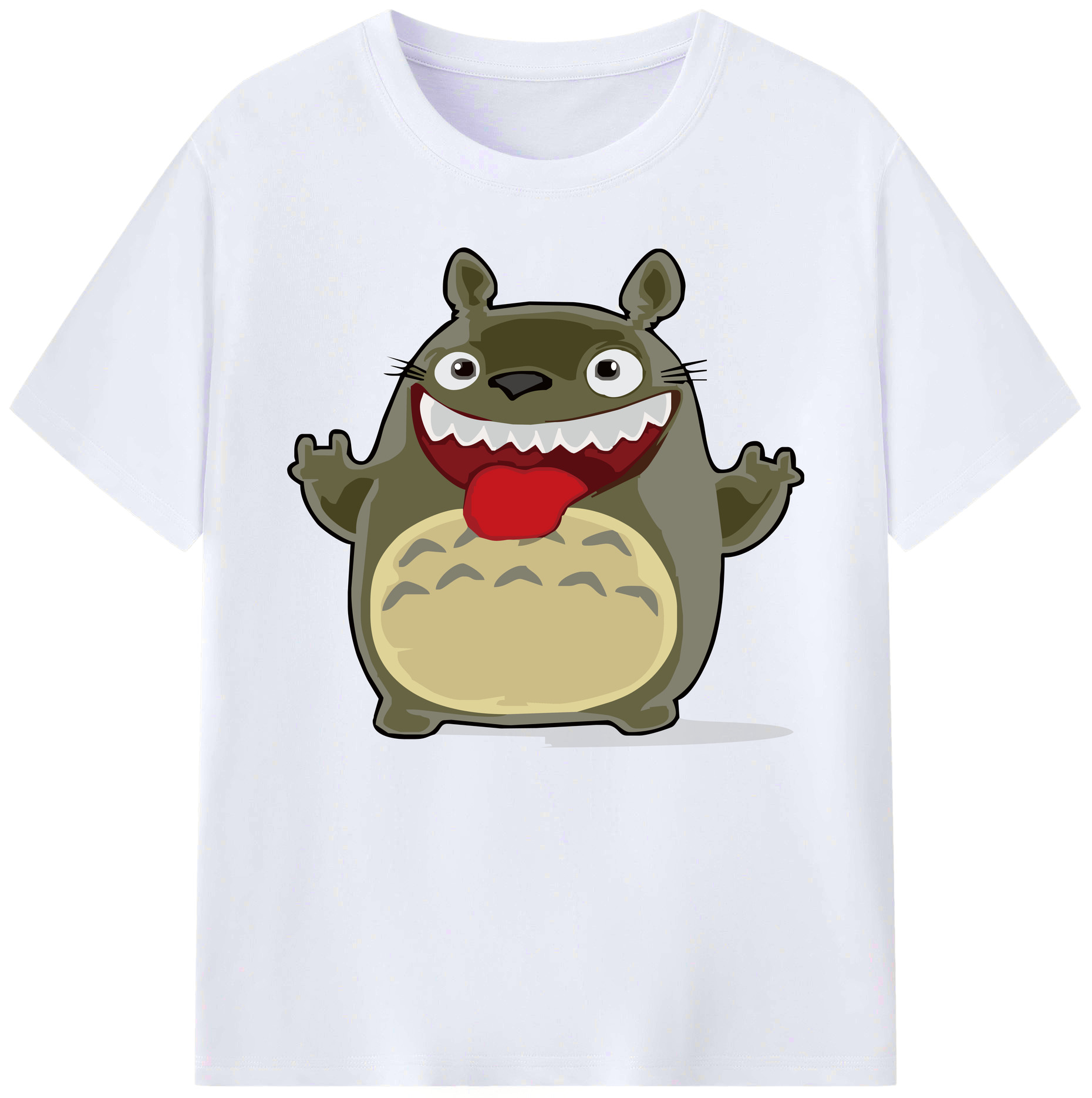 （画像用） となりのトトロ 草壁メイ 草壁サツキ My Neighbor Totoro Satsuki Kusakabe Mei Kusakabe 綿100％ メンズ半袖Tシャツ｜肌触りやわらか＆通気性