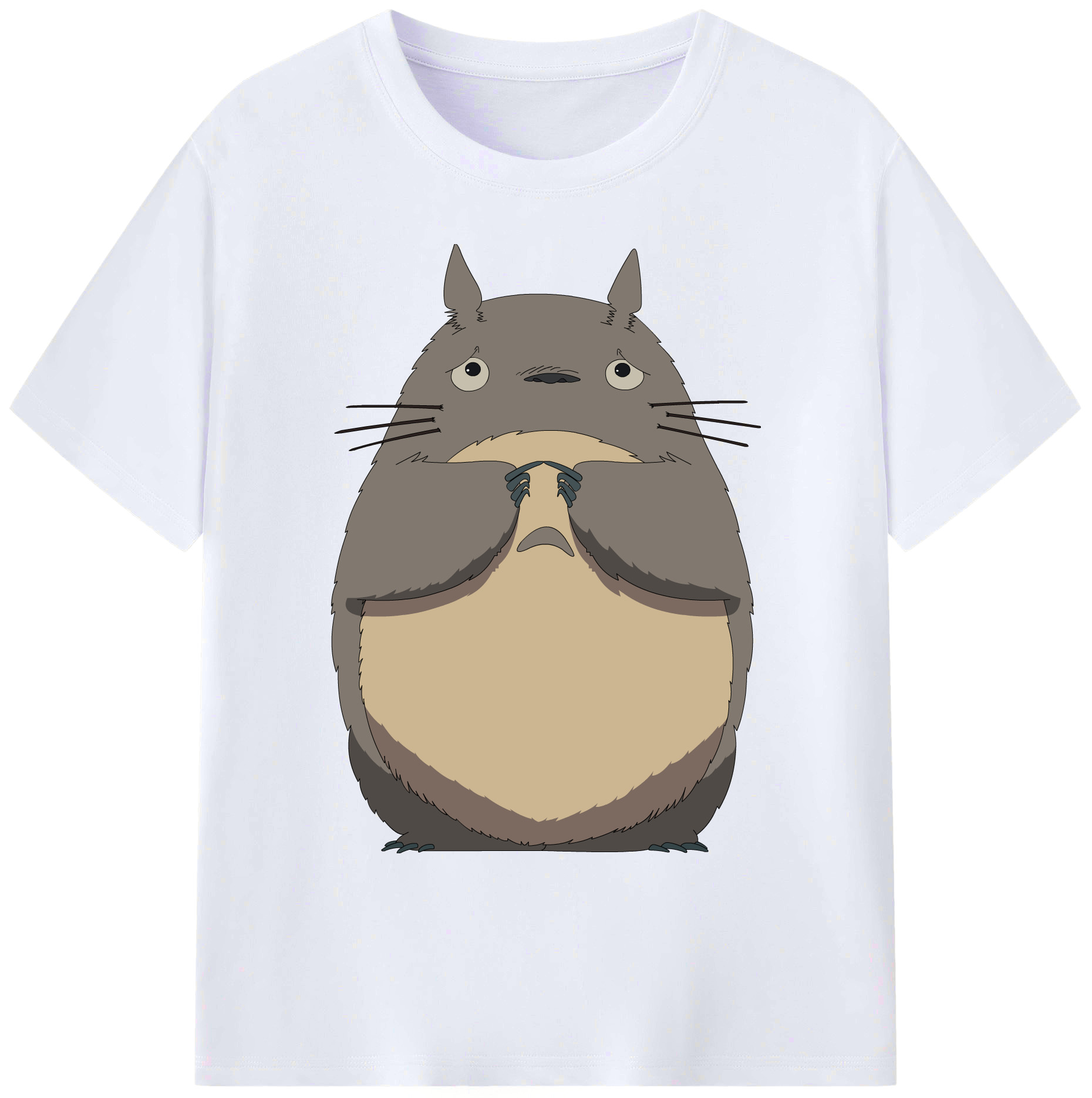 （画像用） となりのトトロ 草壁メイ 草壁サツキ My Neighbor Totoro Satsuki Kusakabe Mei Kusakabe 綿100％ メンズ半袖Tシャツ｜肌触りやわらか＆通気性